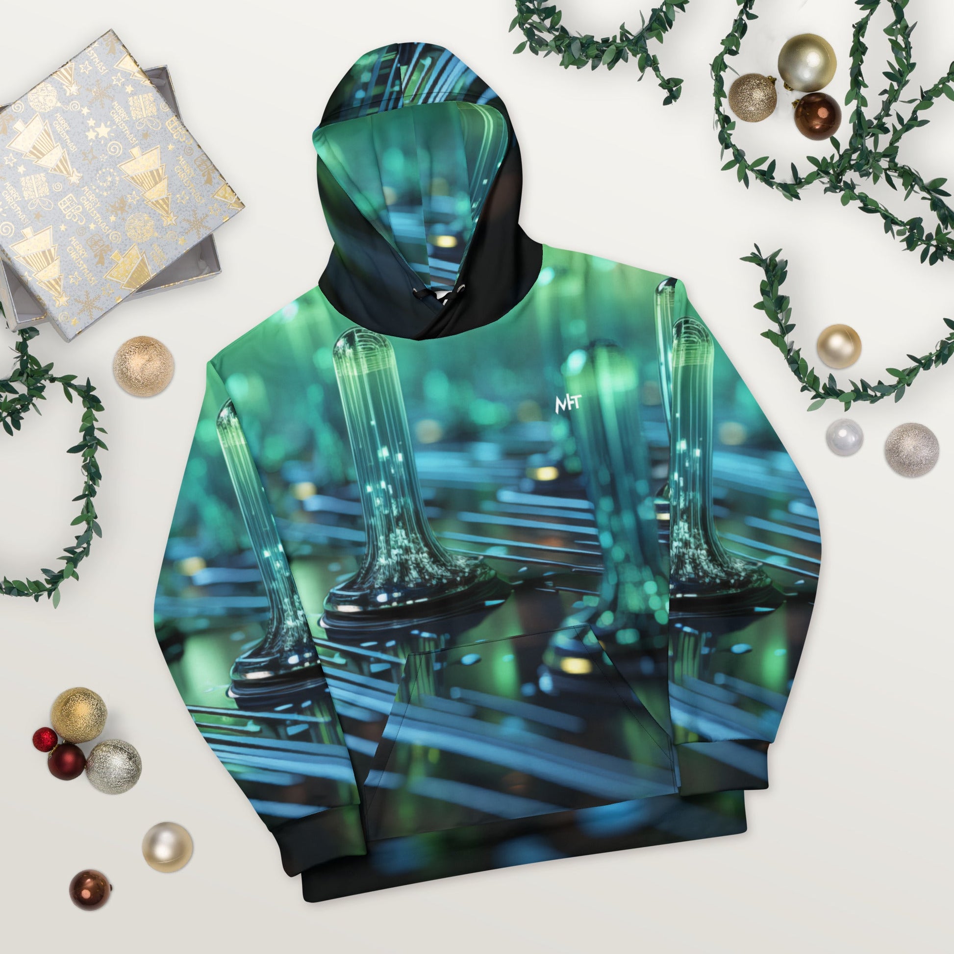 CyberTech Quantum GPU v3 - Unisex Hoodie by DarkByteGear