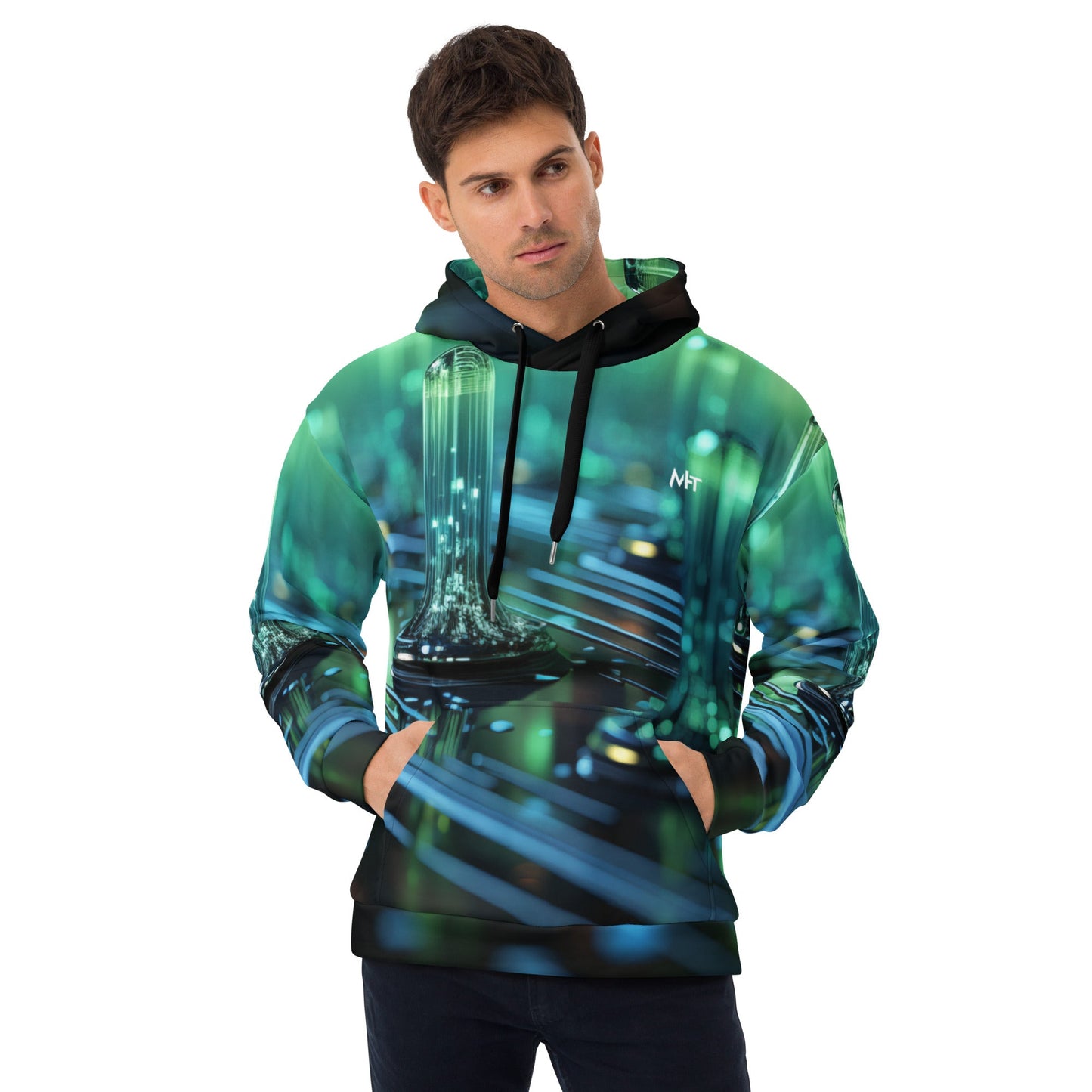 CyberTech Quantum GPU v3 - Unisex Hoodie by DarkByteGear