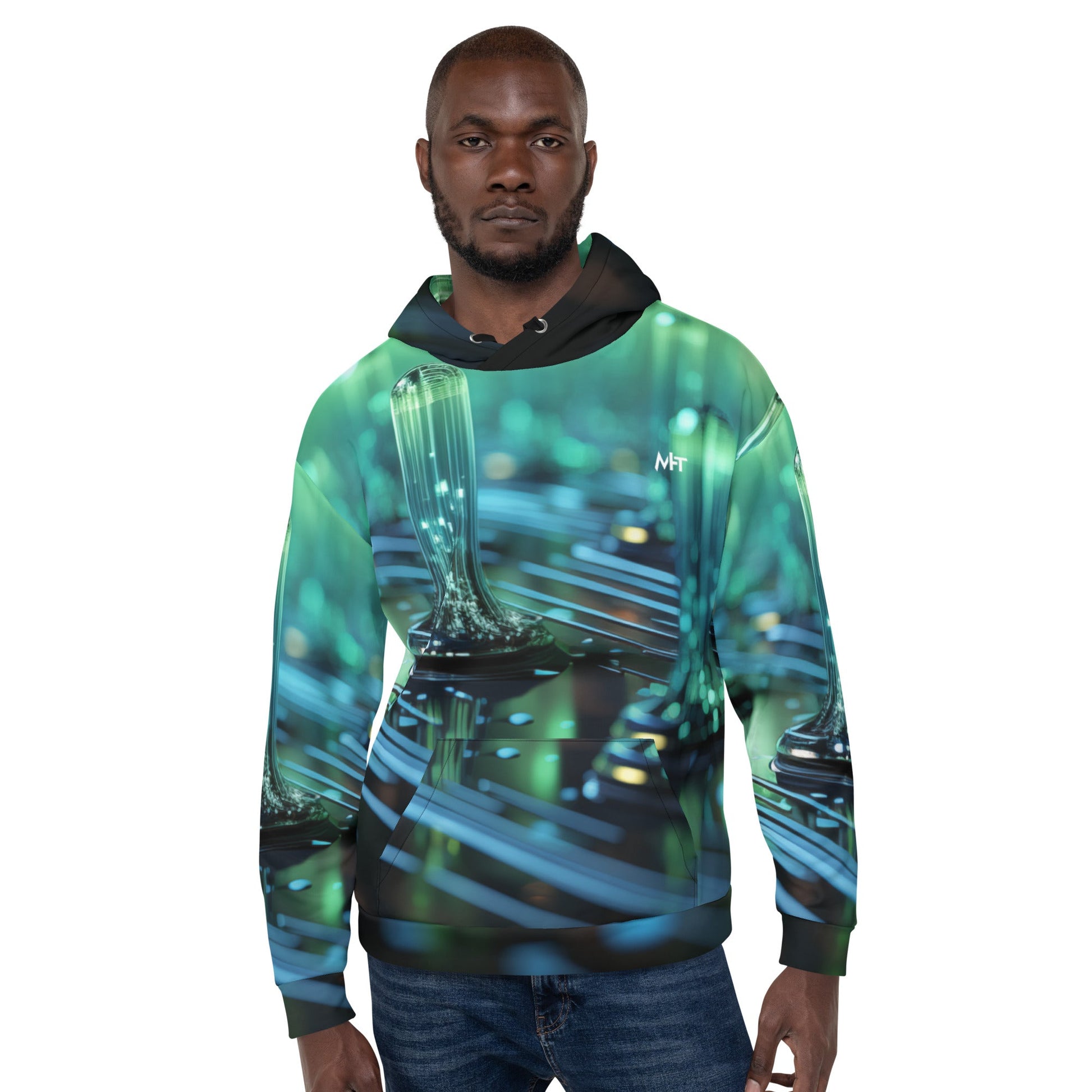 CyberTech Quantum GPU v3 - Unisex Hoodie by DarkByteGear