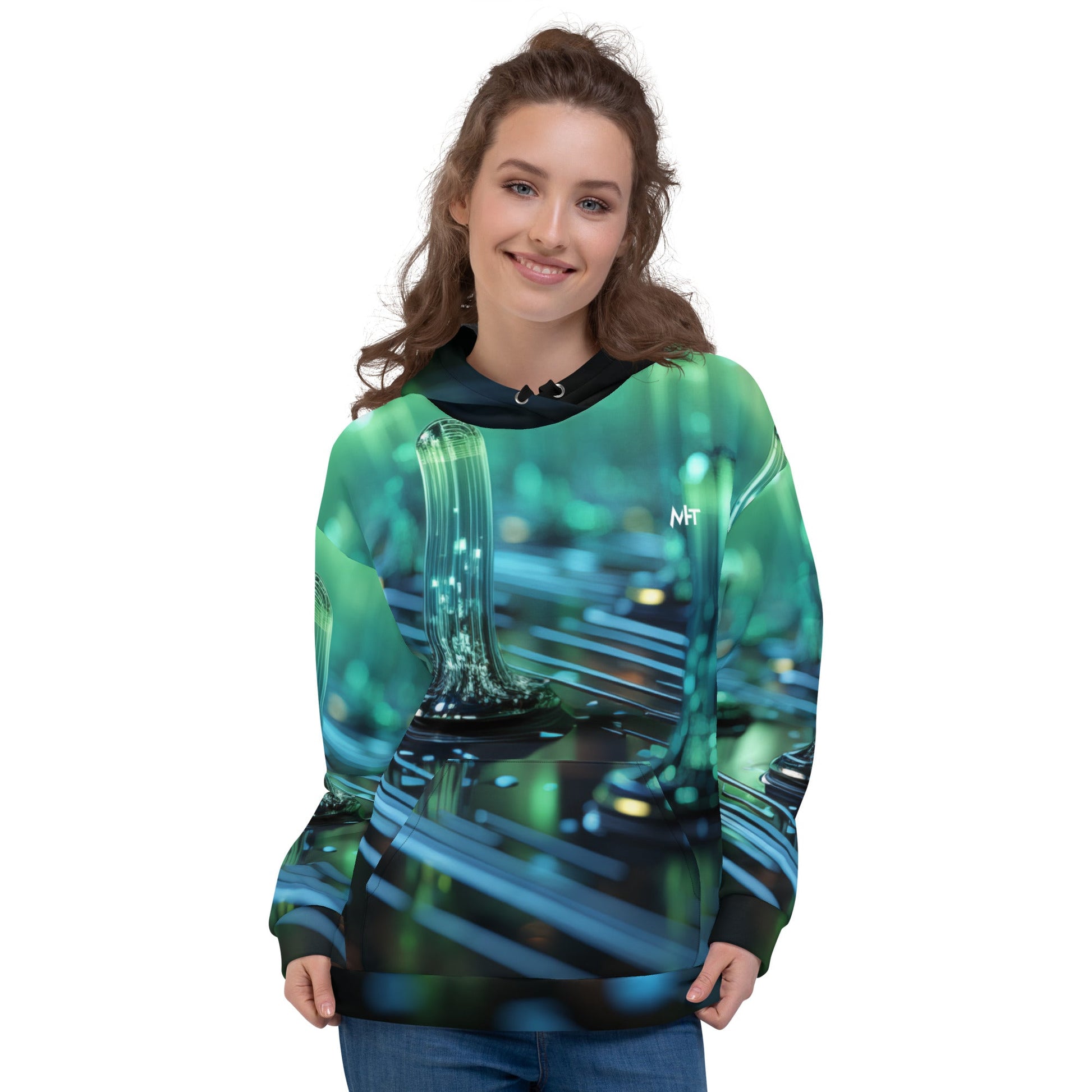 CyberTech Quantum GPU v3 - Unisex Hoodie by DarkByteGear