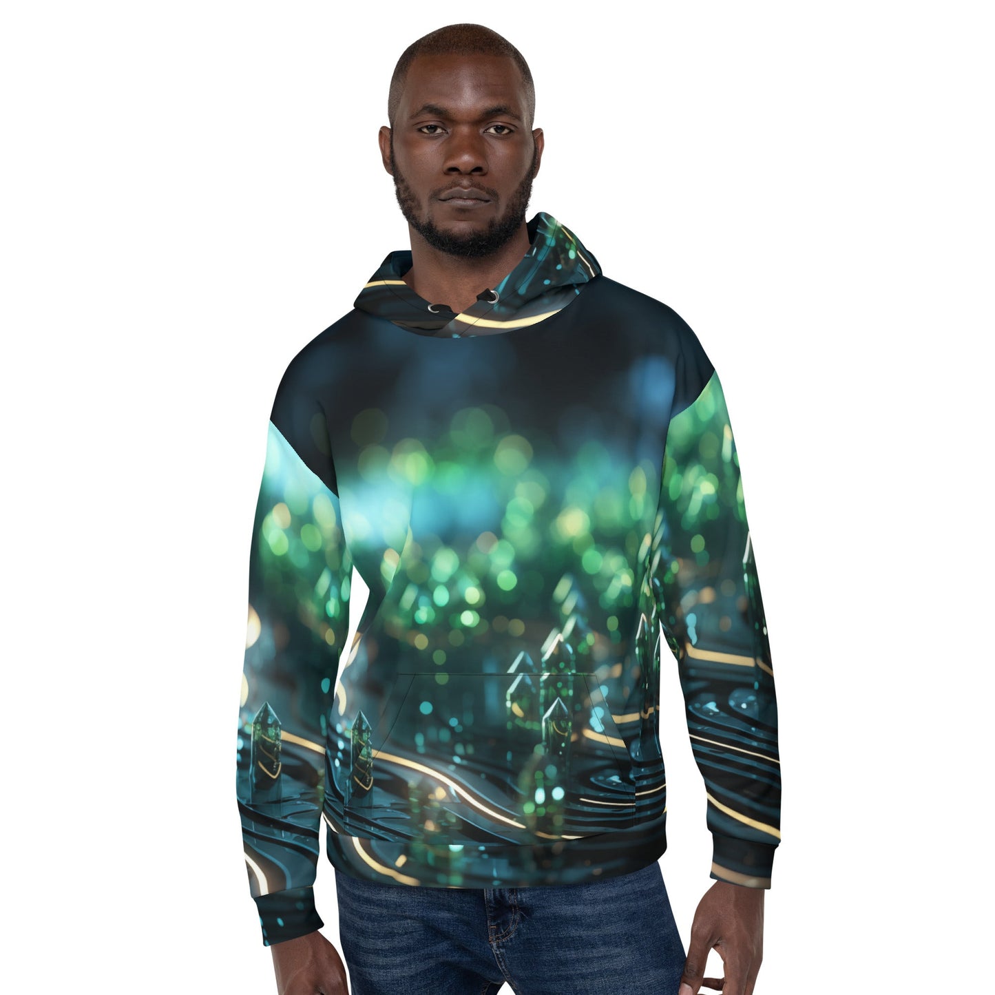 CyberTech Quantum GPU v6 - Unisex Hoodie by DarkByteGear