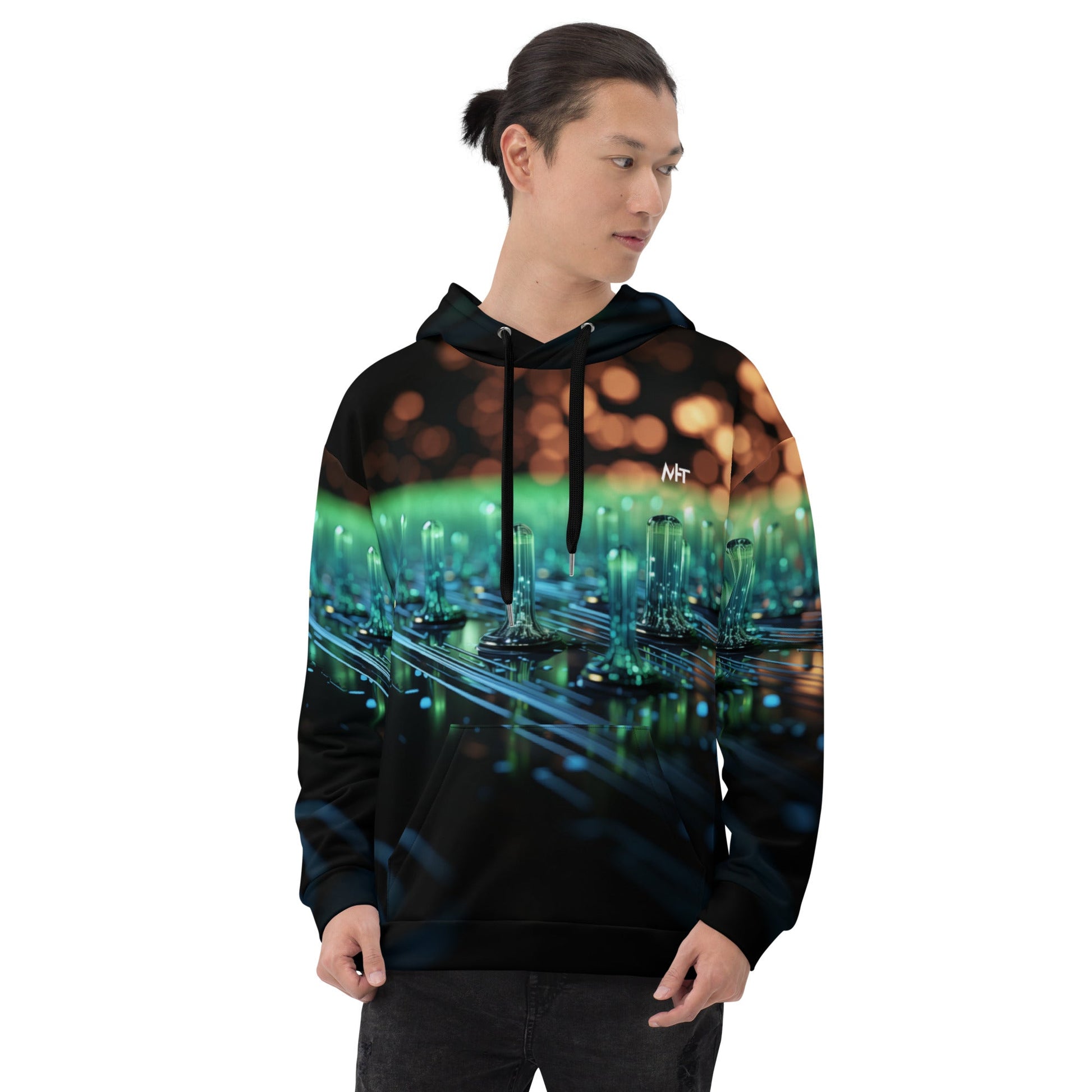 CyberTech Quantum GPU v4 - Unisex Hoodie by DarkByteGear