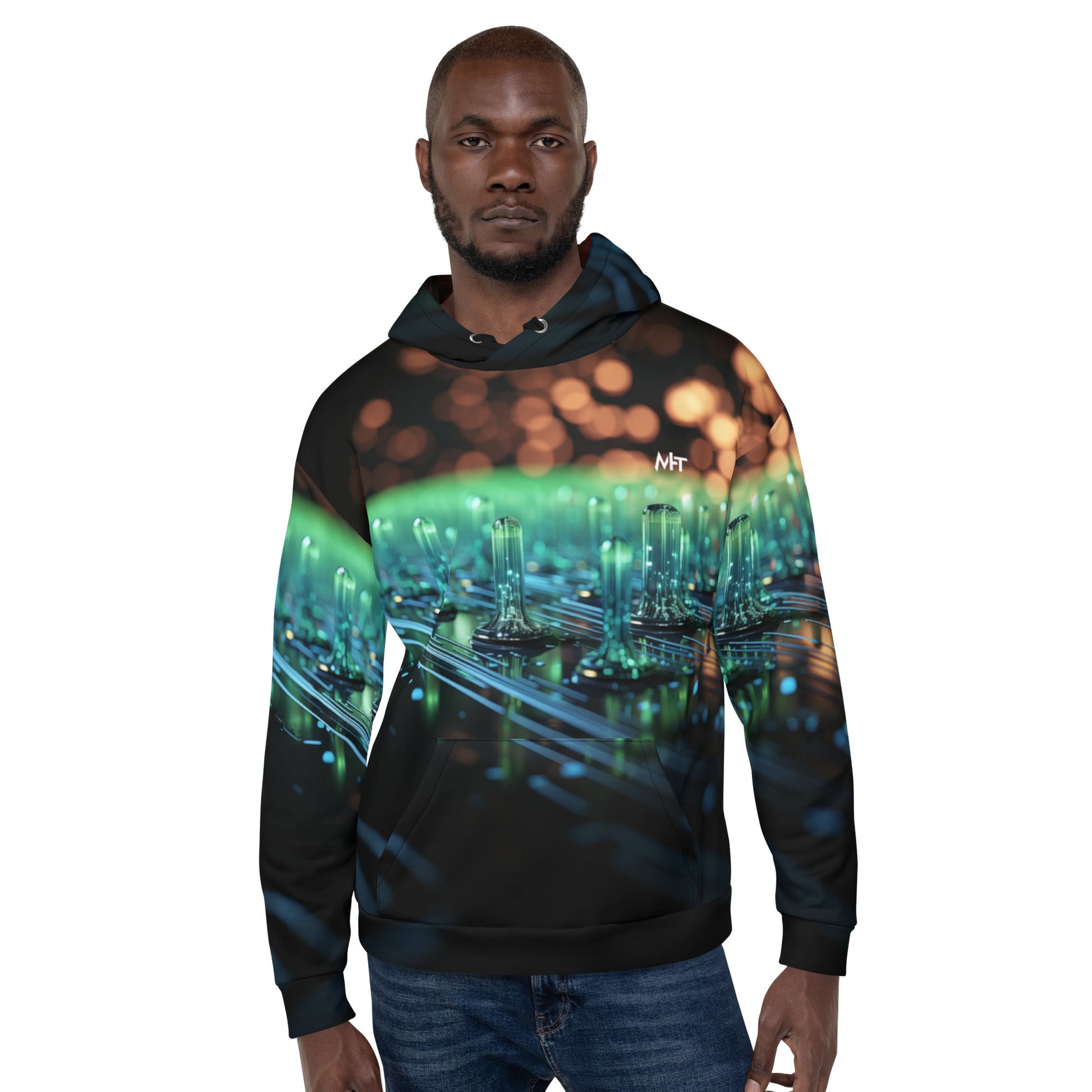 CyberTech Quantum GPU v4 - Unisex Hoodie by DarkByteGear