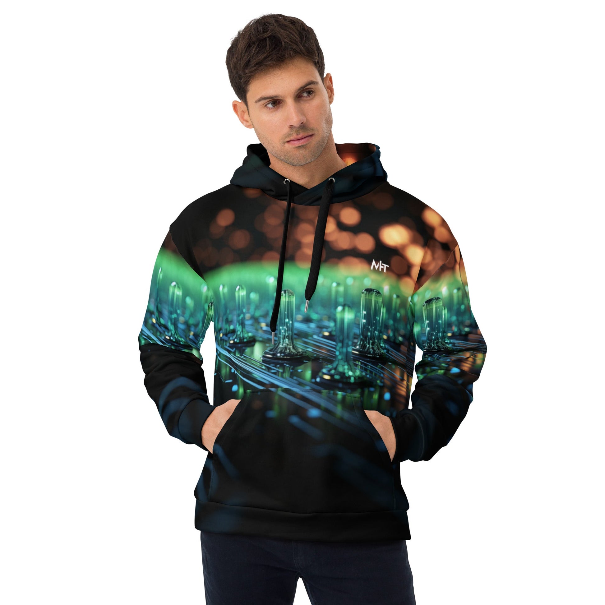 CyberTech Quantum GPU v4 - Unisex Hoodie by DarkByteGear