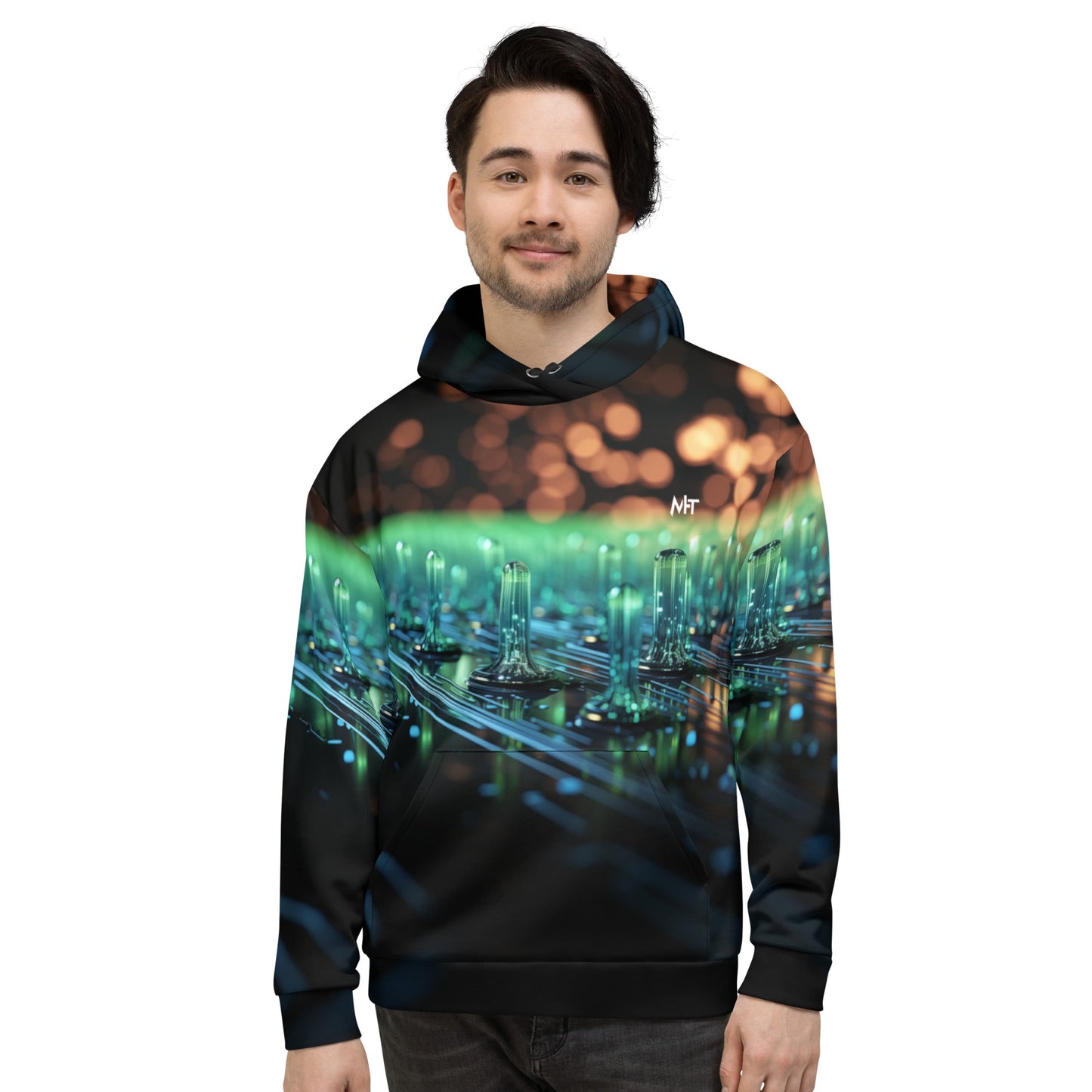 CyberTech Quantum GPU v4 - Unisex Hoodie by DarkByteGear