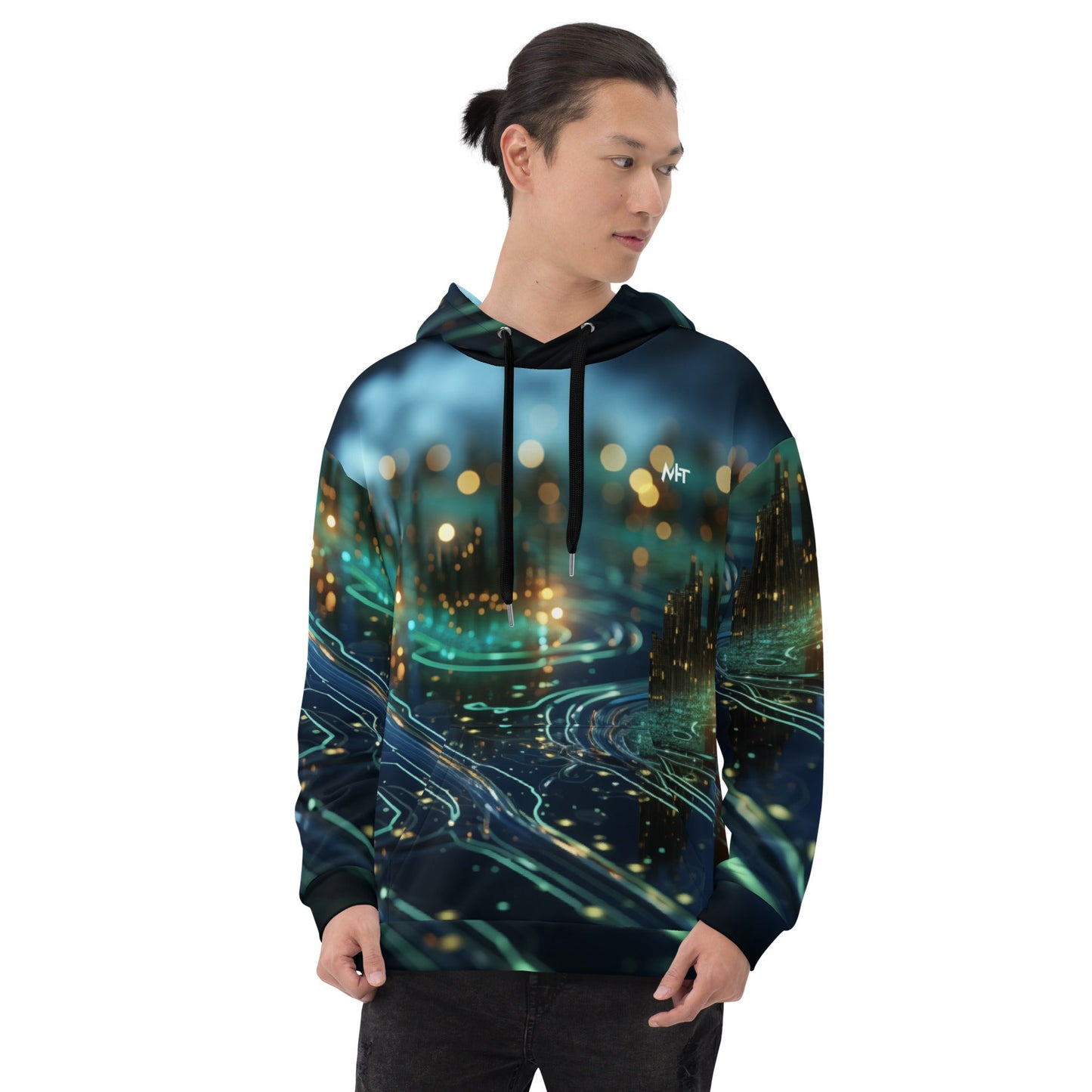 CyberTech Quantum GPU v5 - Unisex Hoodie by DarkByteGear