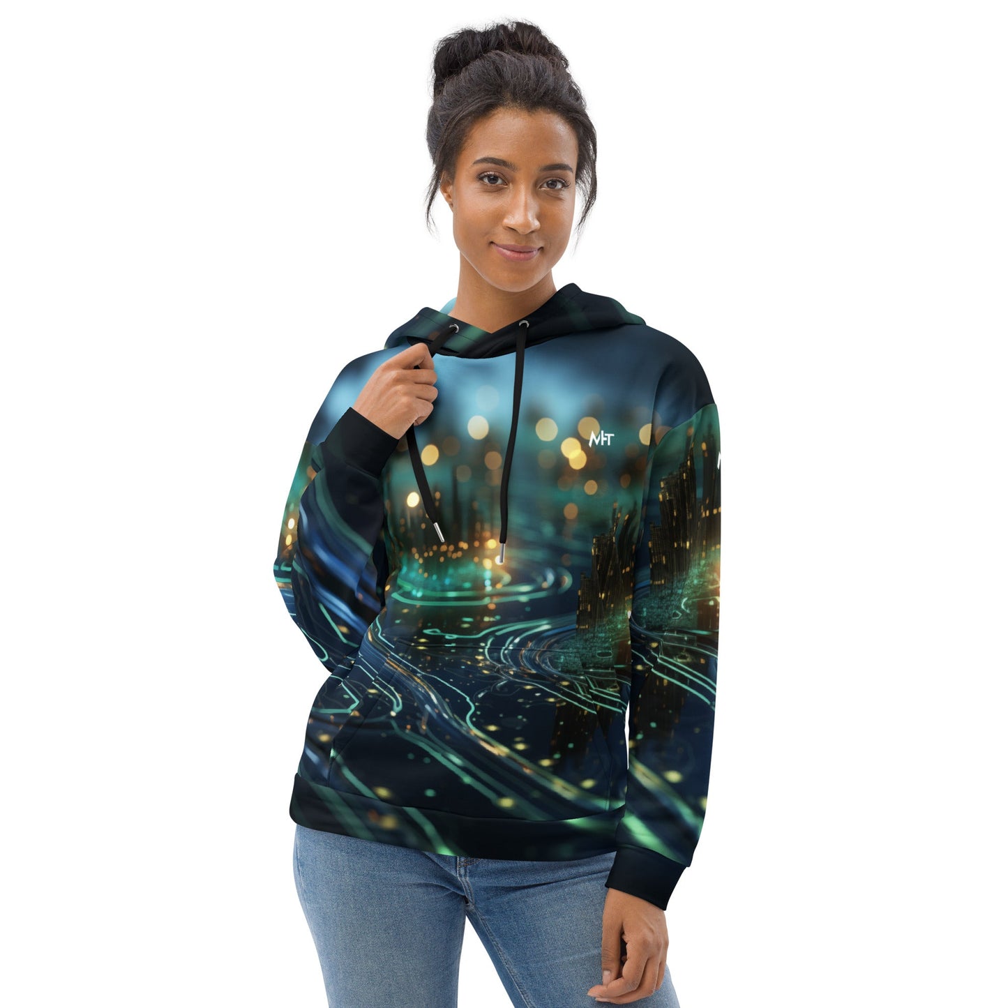 CyberTech Quantum GPU v5 - Unisex Hoodie by DarkByteGear