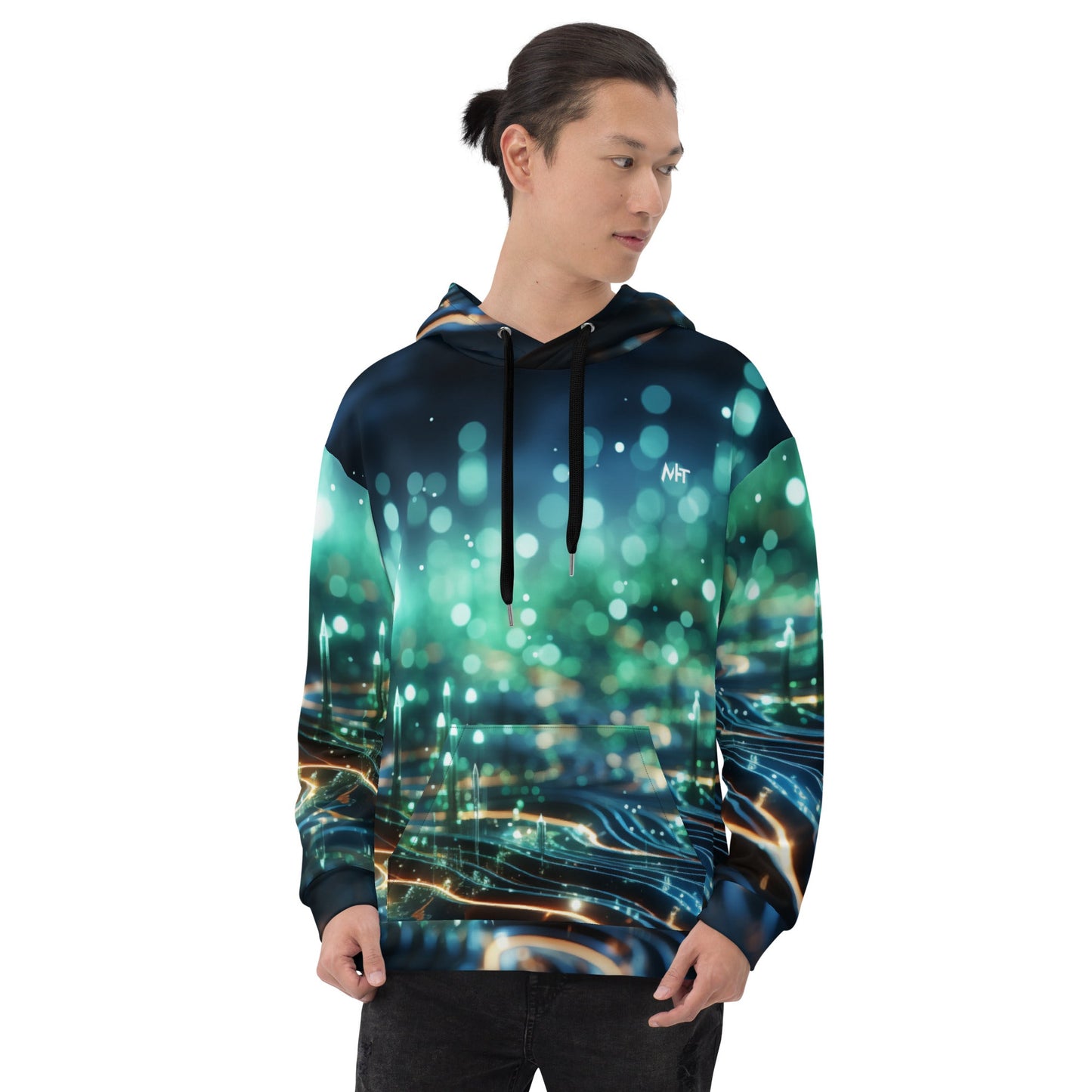 CyberTech Quantum GPU v7 - Unisex Hoodie by DarkByteGear