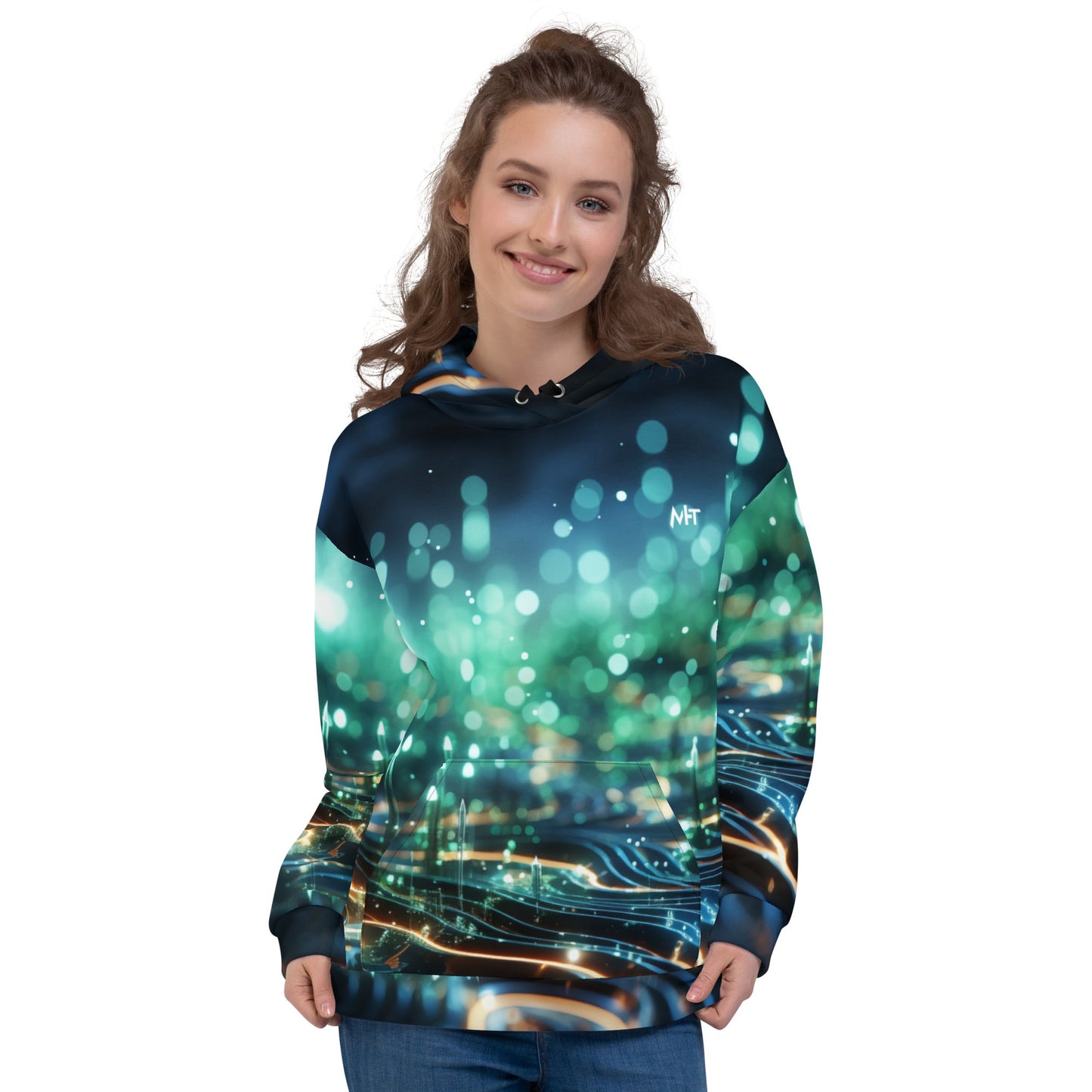 CyberTech Quantum GPU v7 - Unisex Hoodie by DarkByteGear