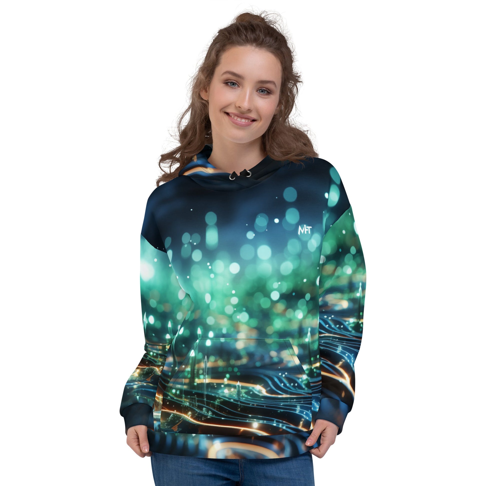 CyberTech Quantum GPU v7 - Unisex Hoodie by DarkByteGear