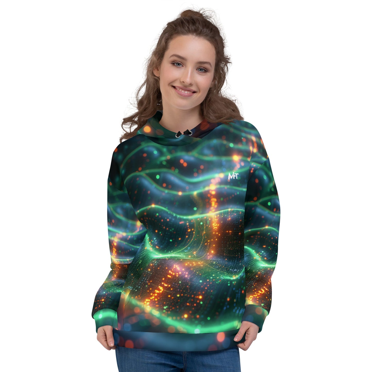 CyberTech Quantum GPU v14 - Unisex Hoodie by DarkByteGear