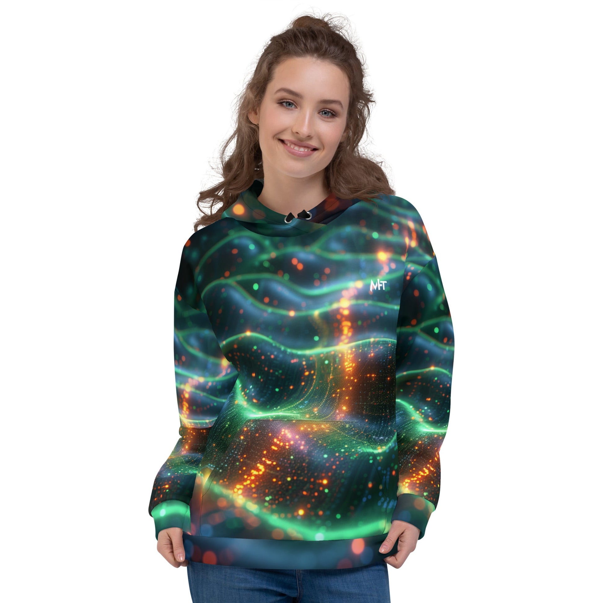 CyberTech Quantum GPU v14 - Unisex Hoodie by DarkByteGear