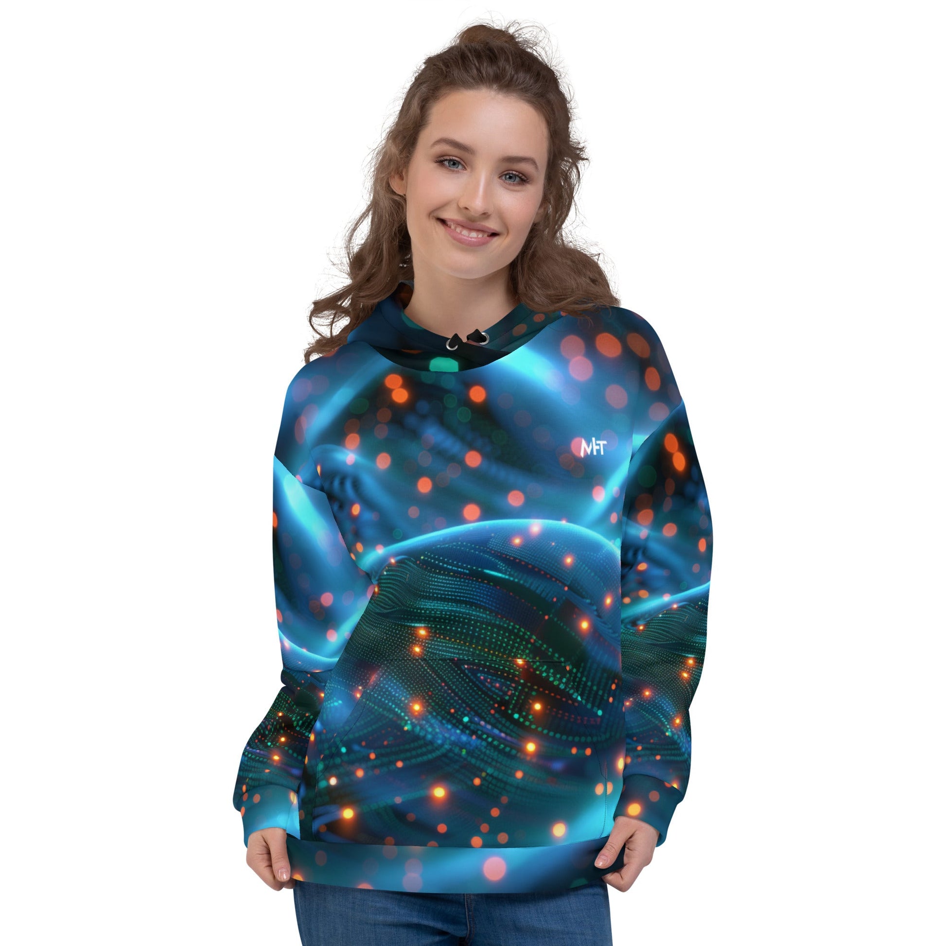 CyberTech Quantum GPU v15 - Unisex Hoodie by DarkByteGear