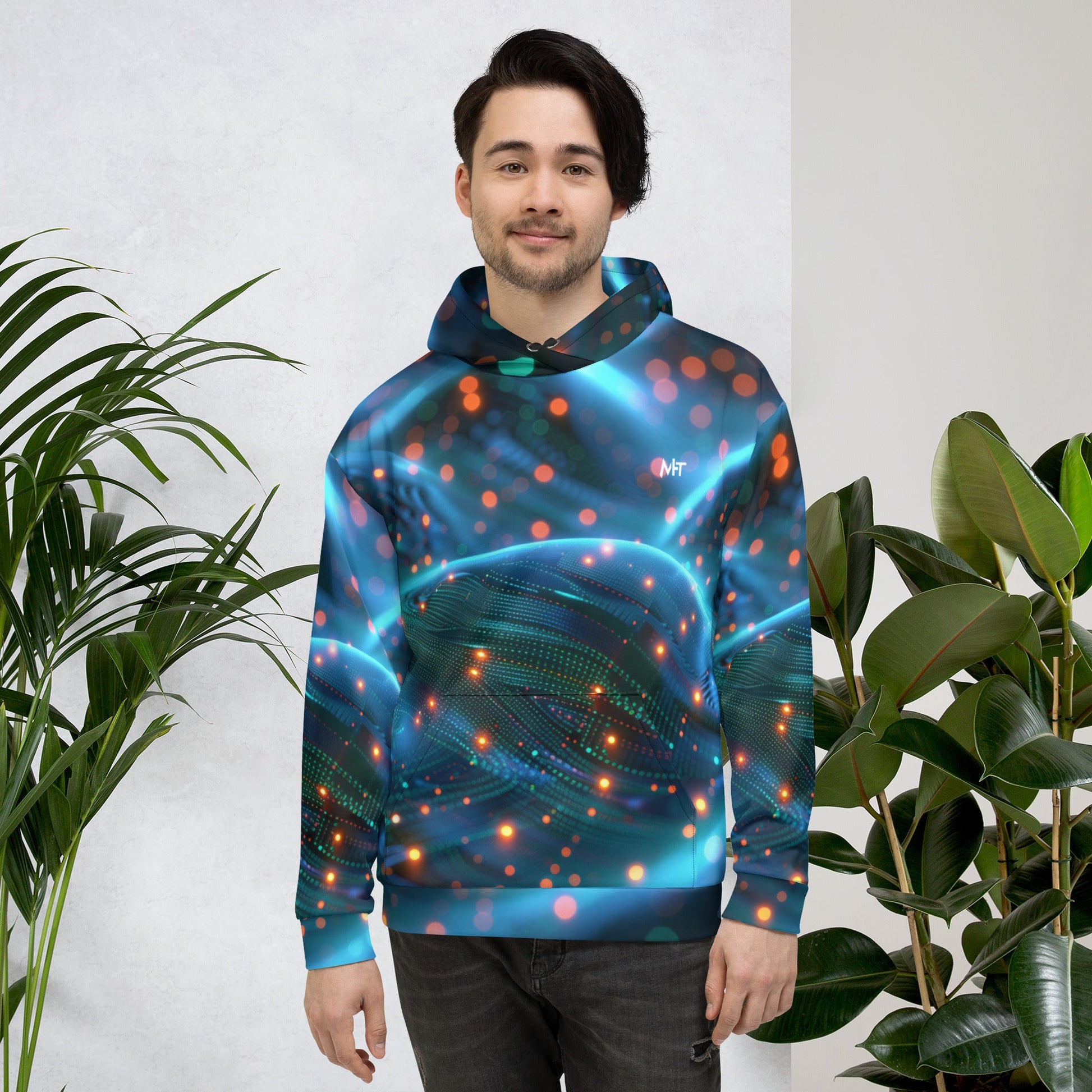 CyberTech Quantum GPU v15 - Unisex Hoodie by DarkByteGear