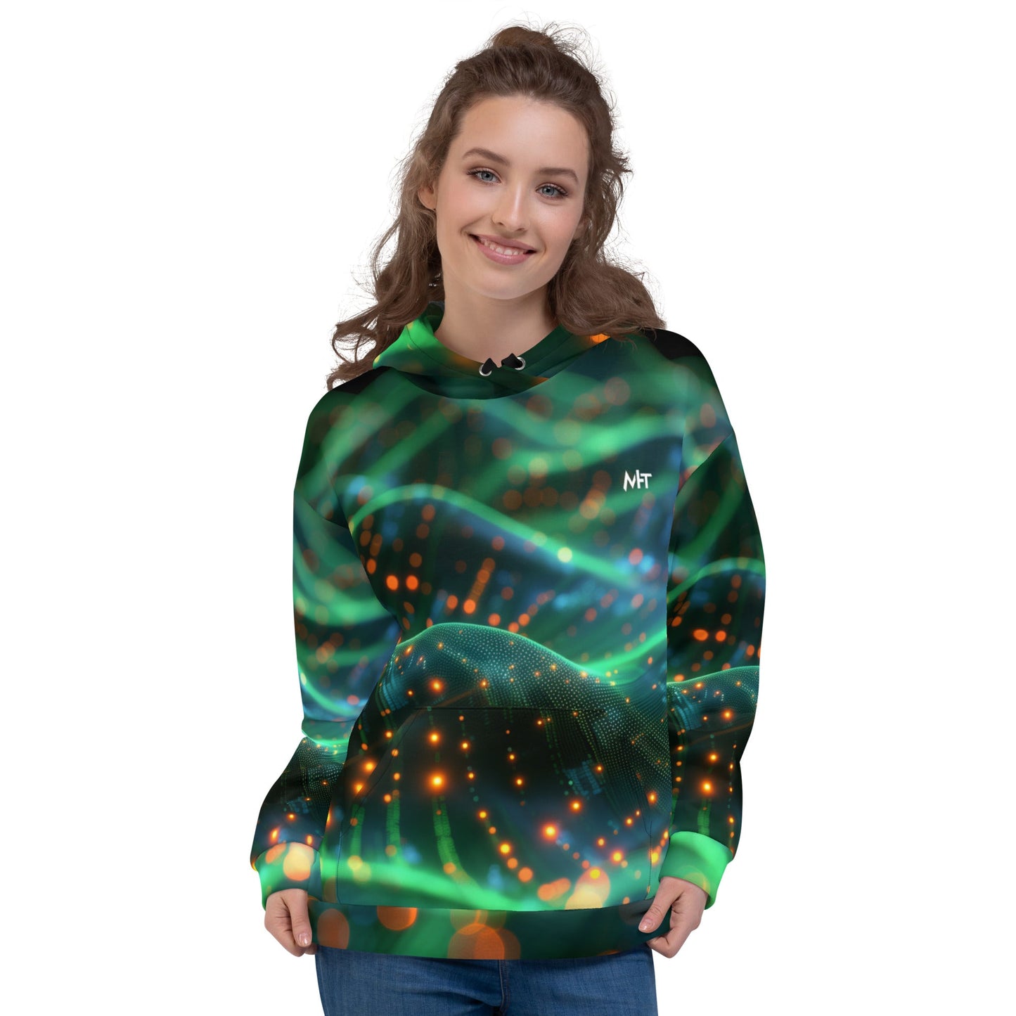 CyberTech Quantum GPU v16 - Unisex Hoodie by DarkByteGear