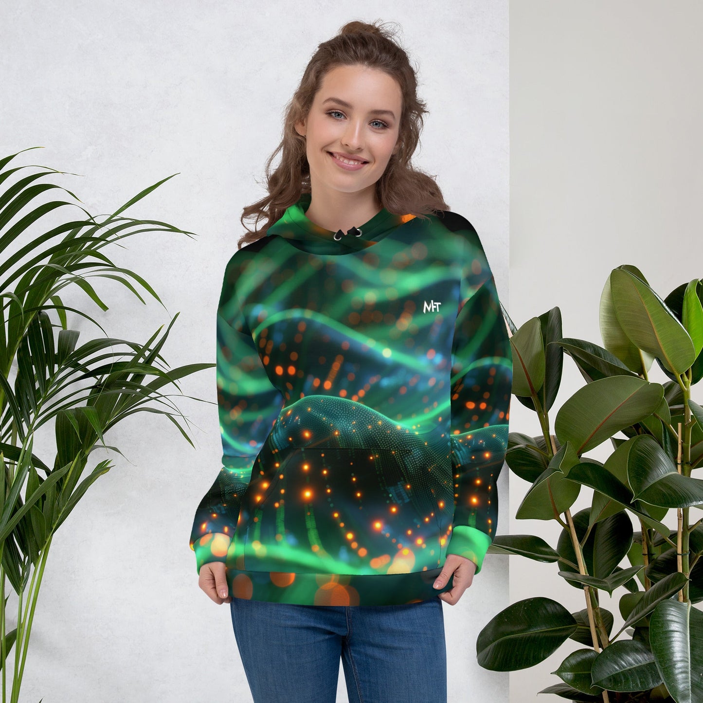 CyberTech Quantum GPU v16 - Unisex Hoodie by DarkByteGear