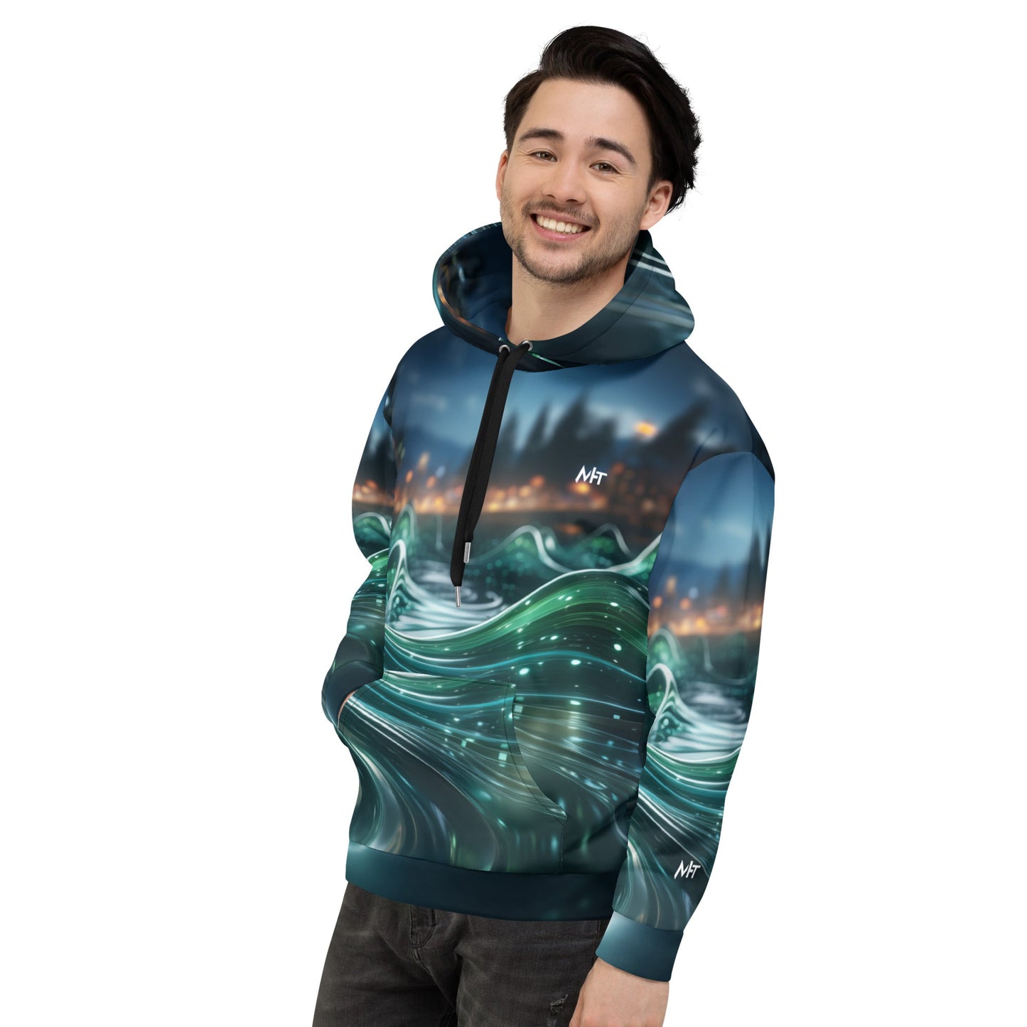 Neon AI V1 - Unisex Hoodie by DarkByteGear