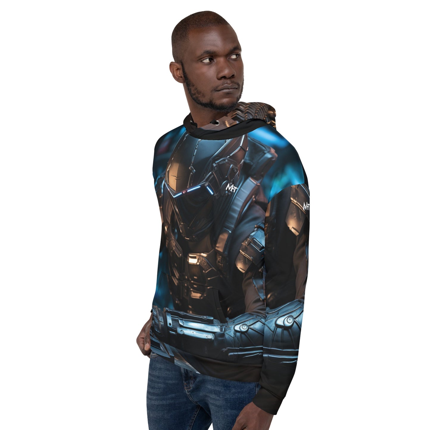 CyberWares Warrior V19 - Unisex Hoodie by DarkByteGear