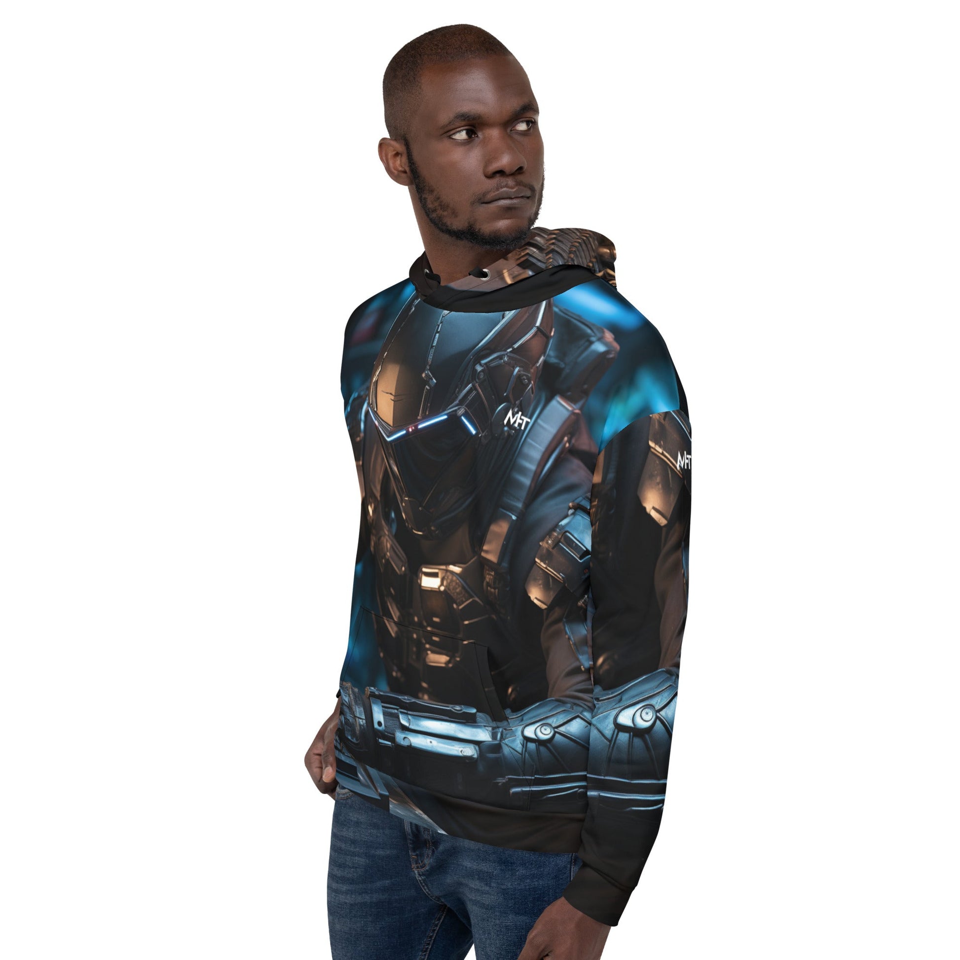 CyberWares Warrior V19 - Unisex Hoodie by DarkByteGear