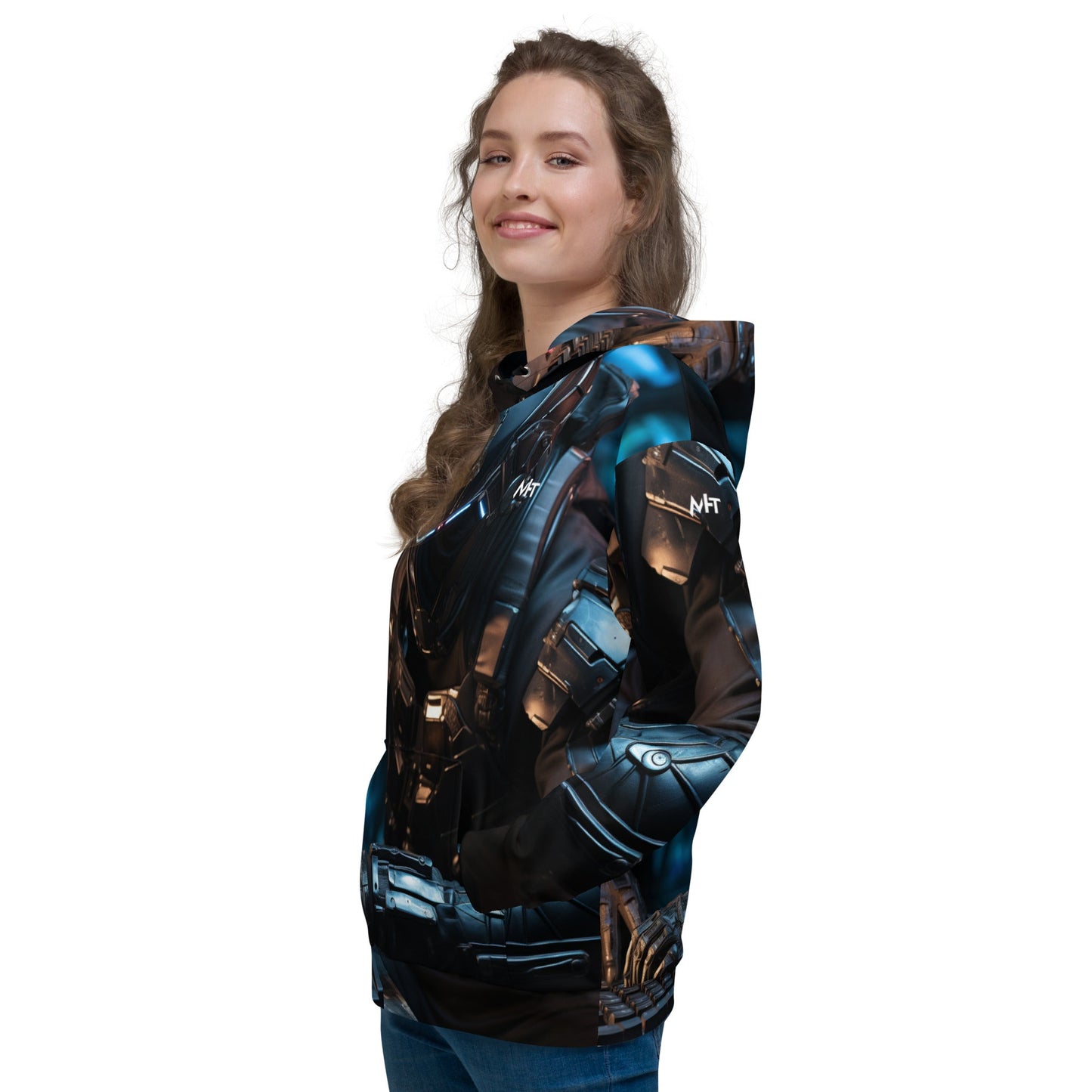 CyberWares Warrior V19 - Unisex Hoodie by DarkByteGear