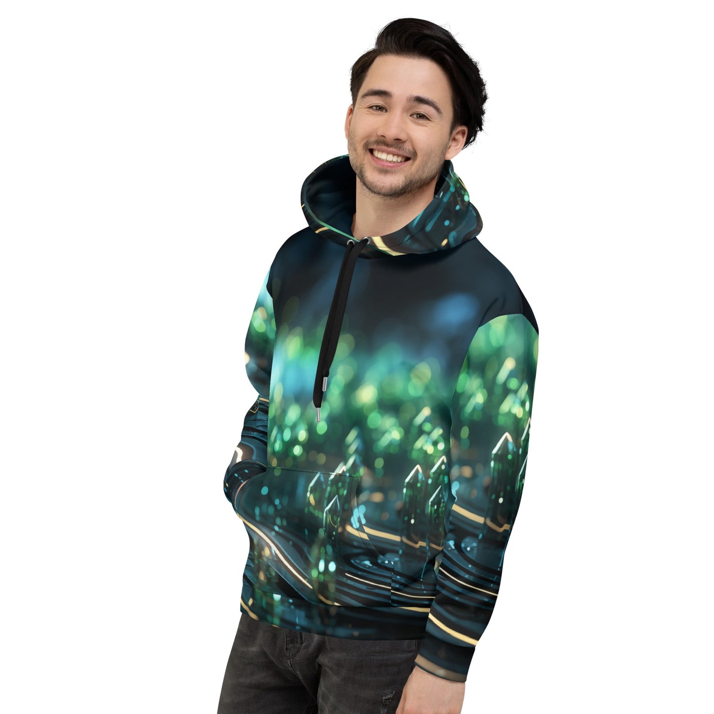 CyberTech Quantum GPU v6 - Unisex Hoodie by DarkByteGear