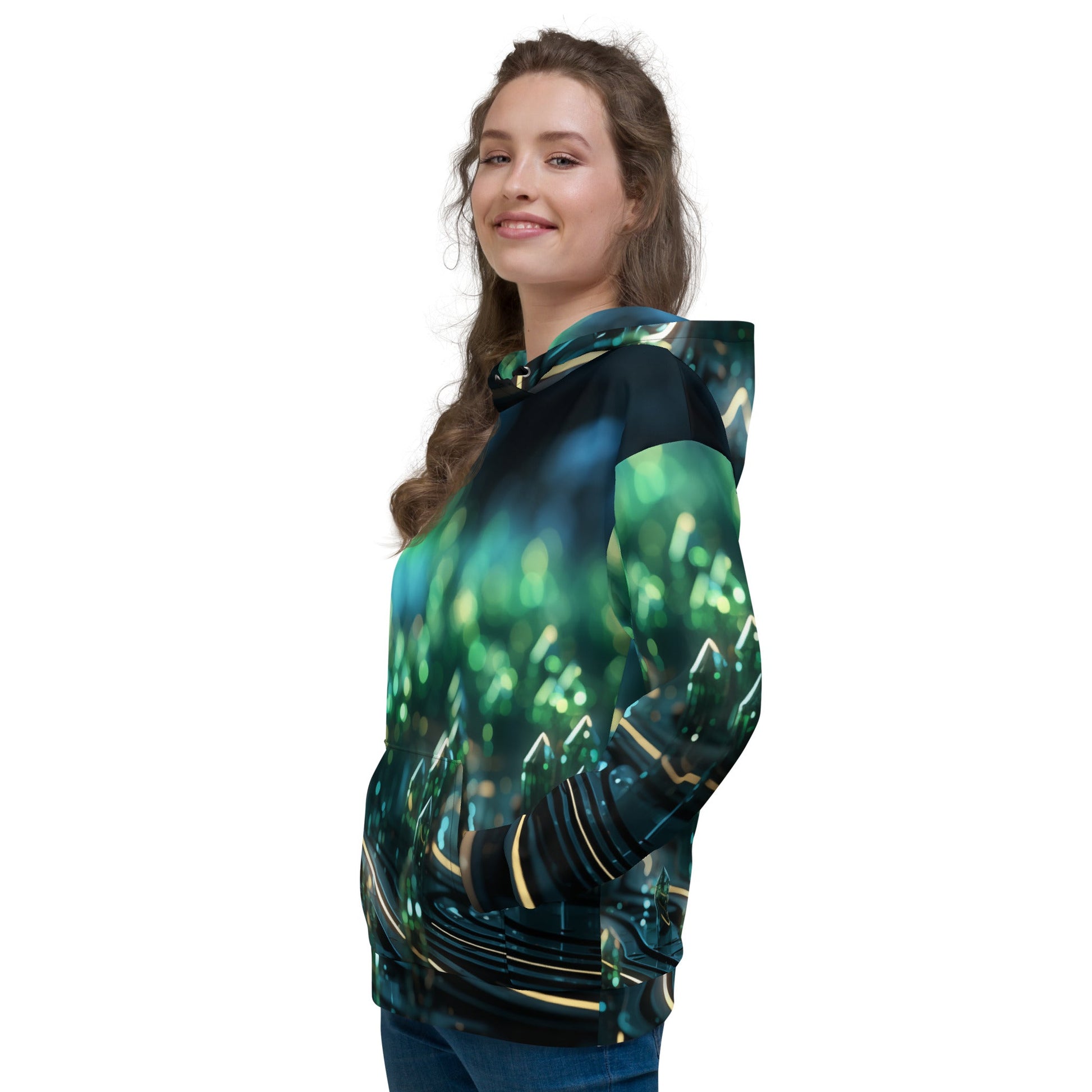 CyberTech Quantum GPU v6 - Unisex Hoodie by DarkByteGear