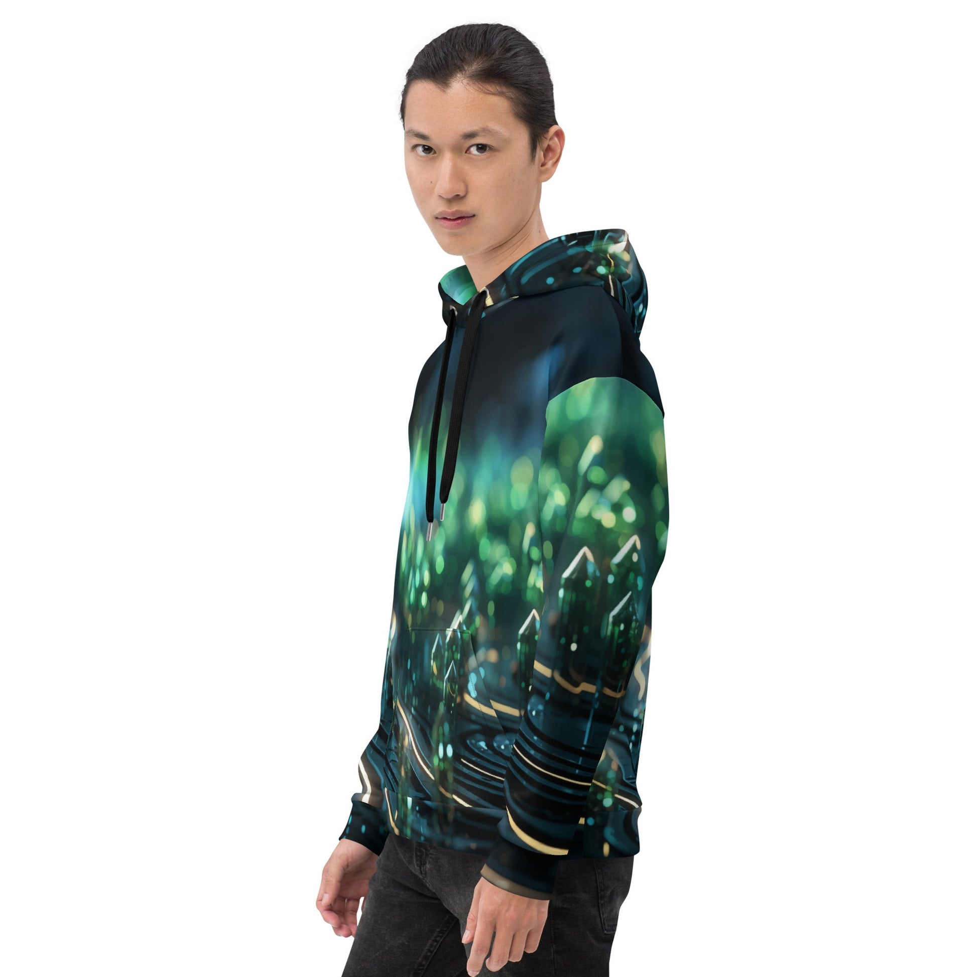 CyberTech Quantum GPU v6 - Unisex Hoodie by DarkByteGear