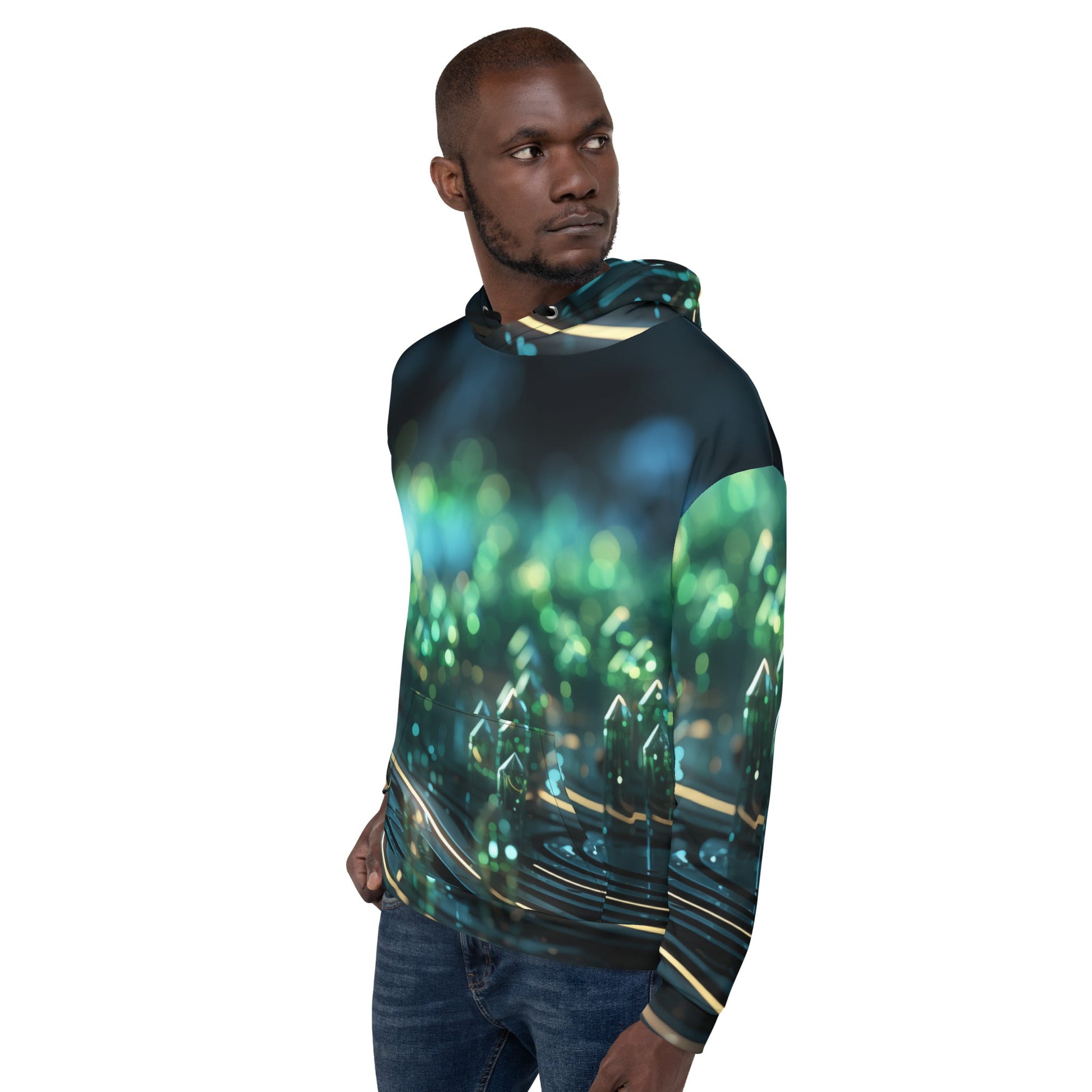 CyberTech Quantum GPU v6 - Unisex Hoodie by DarkByteGear