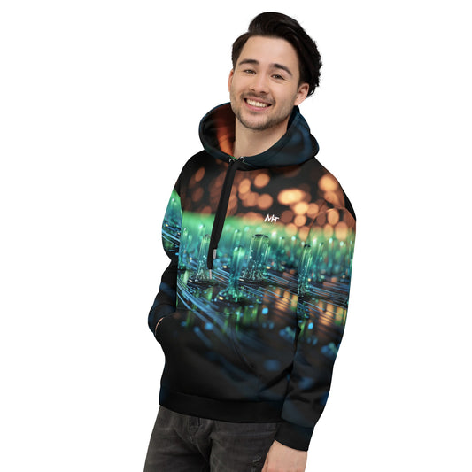 CyberTech Quantum GPU v4 - Unisex Hoodie by DarkByteGear