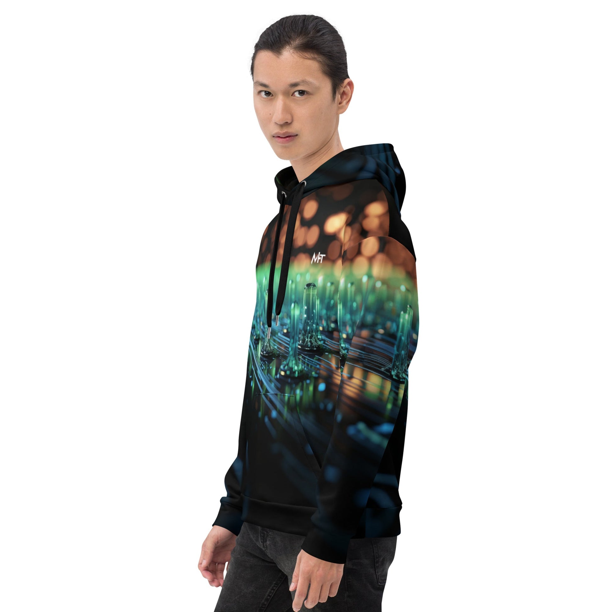 CyberTech Quantum GPU v4 - Unisex Hoodie by DarkByteGear