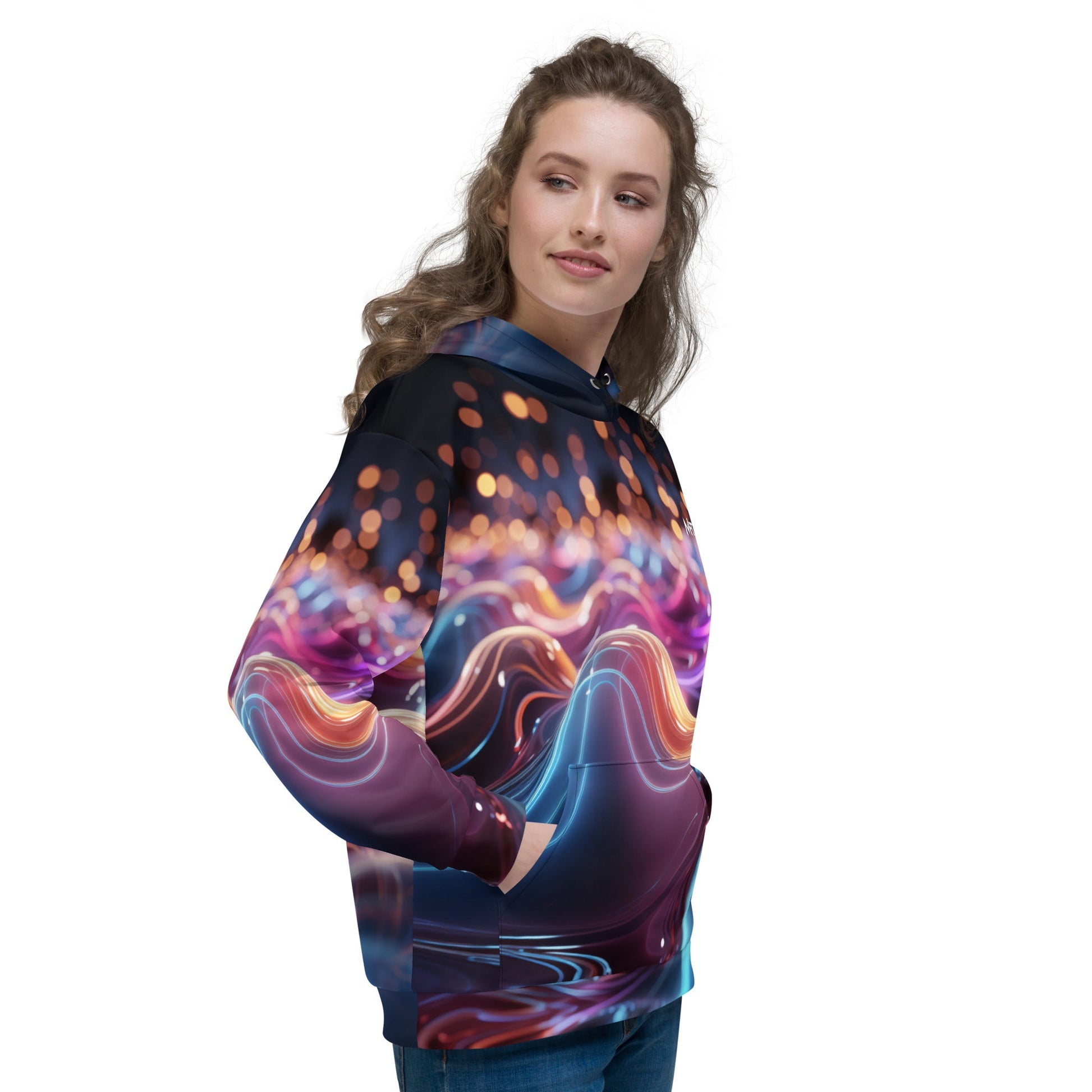 Neon AI - Unisex Hoodie by DarkByteGear
