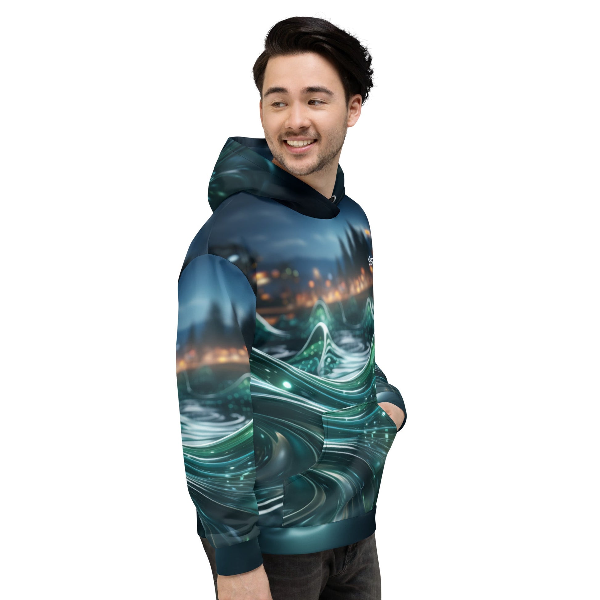 Neon AI V1 - Unisex Hoodie by DarkByteGear