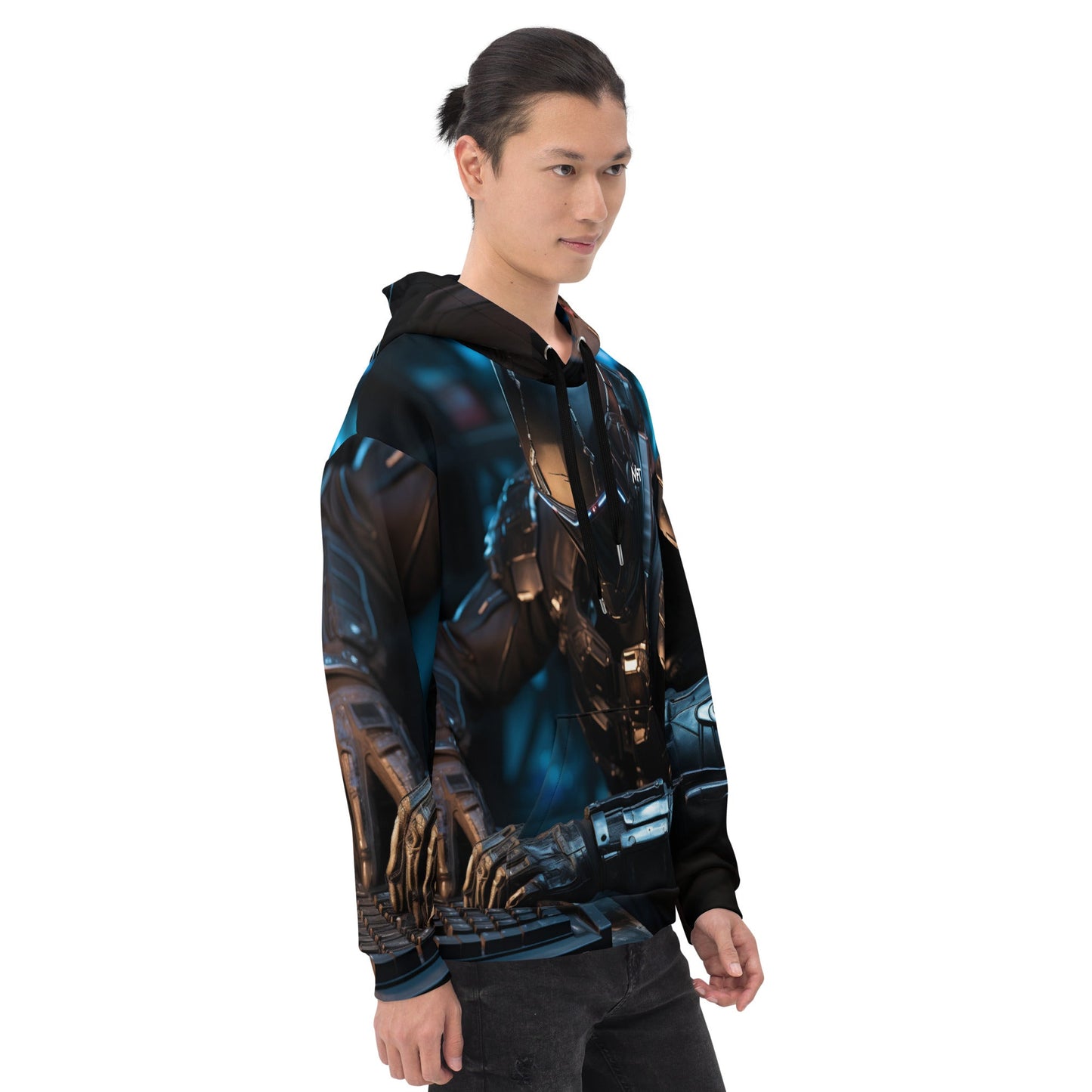CyberWares Warrior V19 - Unisex Hoodie by DarkByteGear