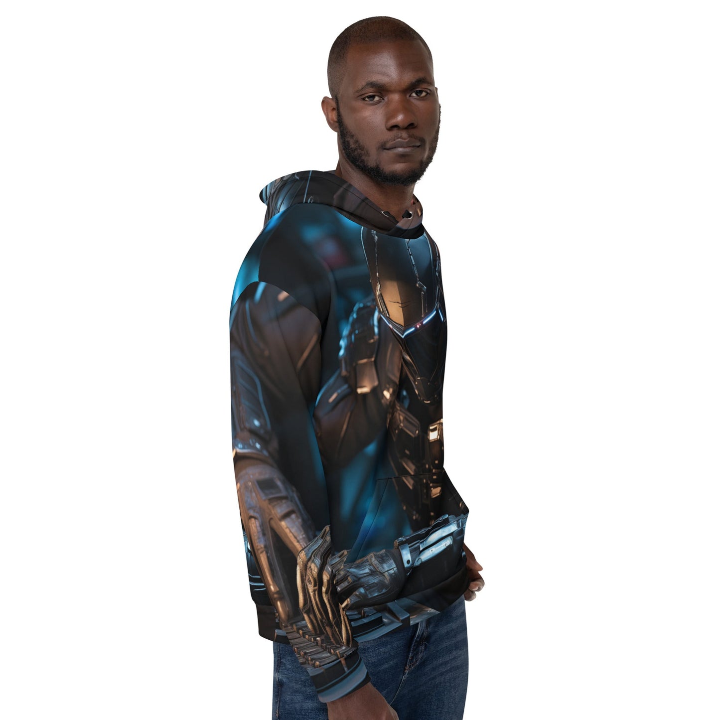 CyberWares Warrior V19 - Unisex Hoodie by DarkByteGear