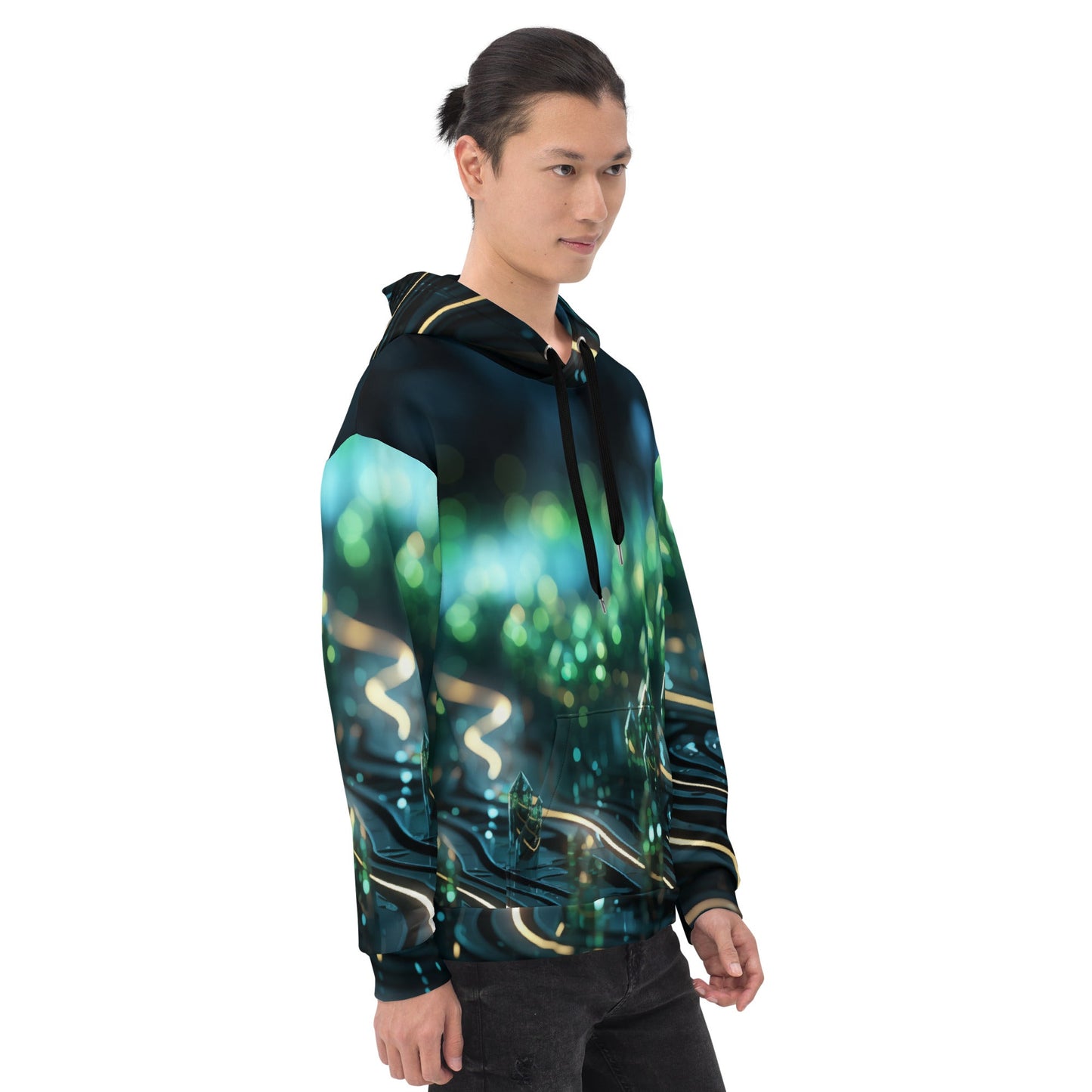 CyberTech Quantum GPU v6 - Unisex Hoodie by DarkByteGear