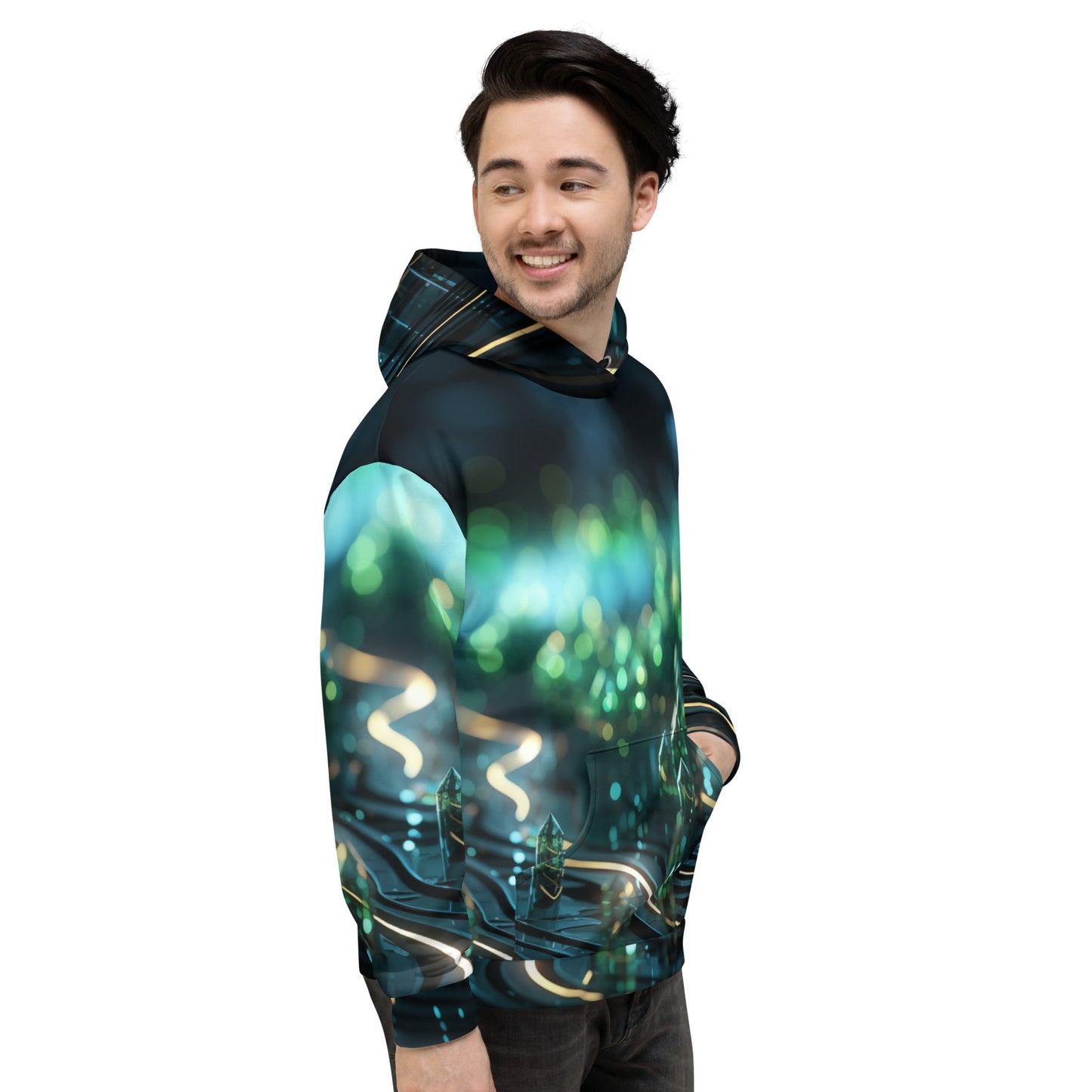 CyberTech Quantum GPU v6 - Unisex Hoodie by DarkByteGear