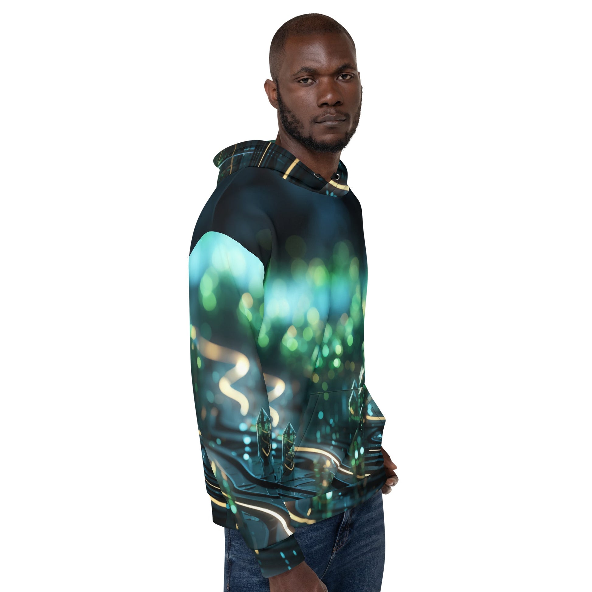 CyberTech Quantum GPU v6 - Unisex Hoodie by DarkByteGear