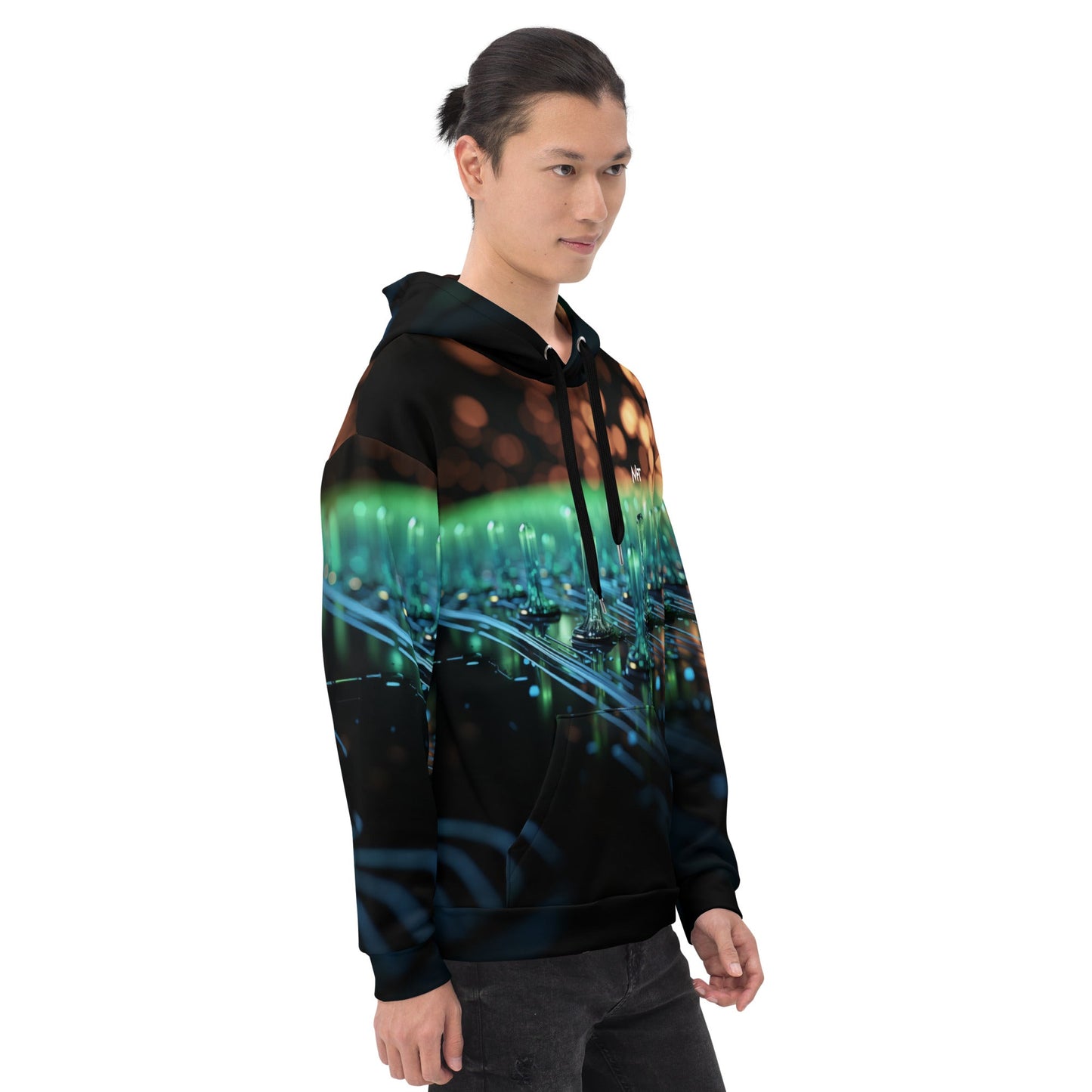 CyberTech Quantum GPU v4 - Unisex Hoodie by DarkByteGear