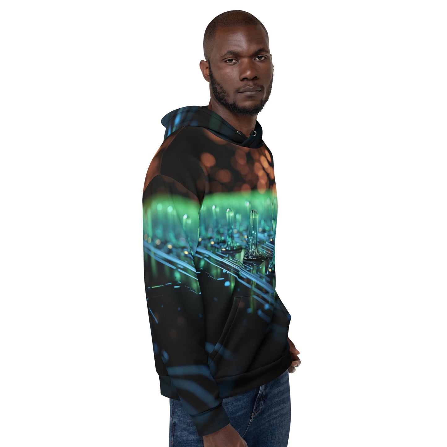 CyberTech Quantum GPU v4 - Unisex Hoodie by DarkByteGear