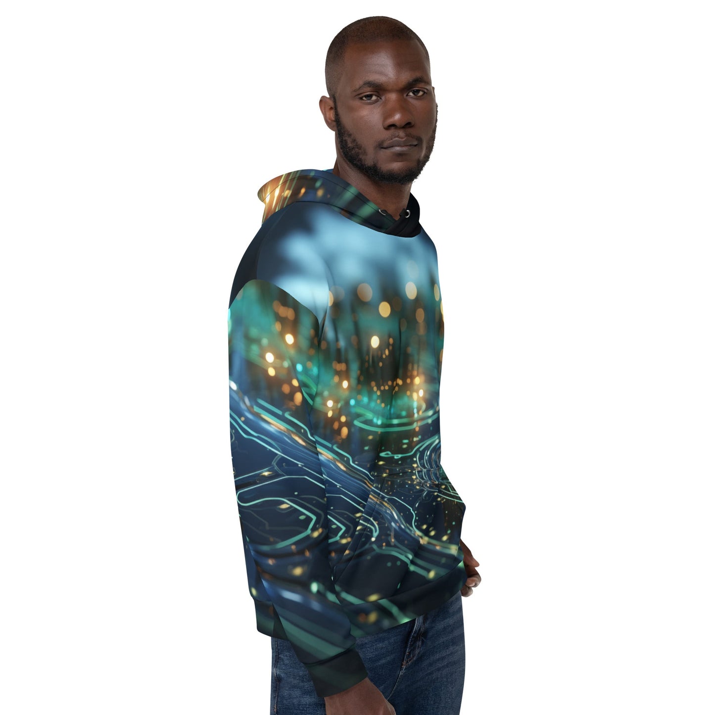 CyberTech Quantum GPU v5 - Unisex Hoodie by DarkByteGear