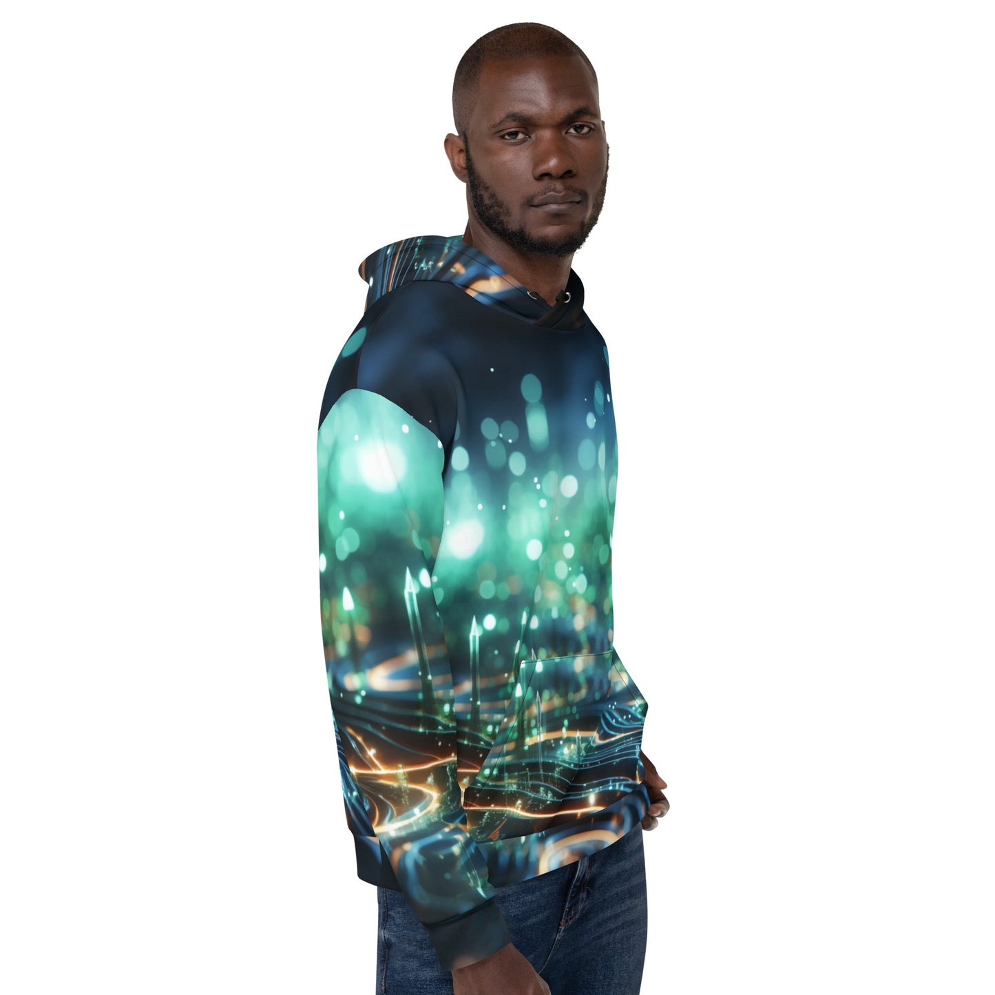 CyberTech Quantum GPU v7 - Unisex Hoodie by DarkByteGear