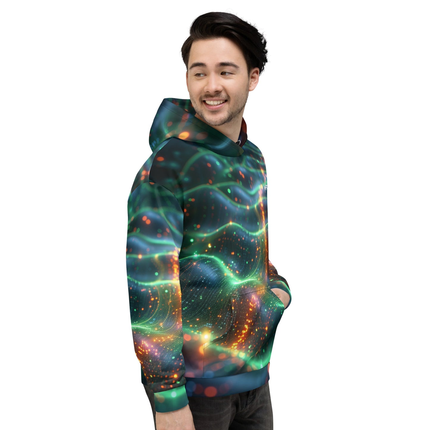 CyberTech Quantum GPU v14 - Unisex Hoodie by DarkByteGear