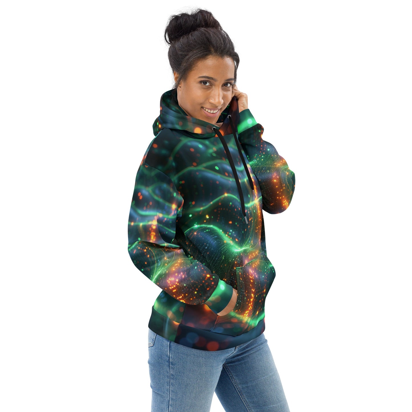 CyberTech Quantum GPU v14 - Unisex Hoodie by DarkByteGear
