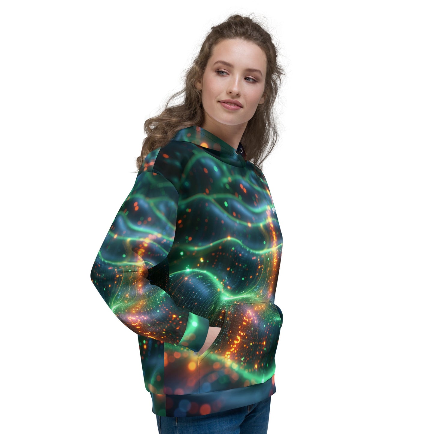 CyberTech Quantum GPU v14 - Unisex Hoodie by DarkByteGear
