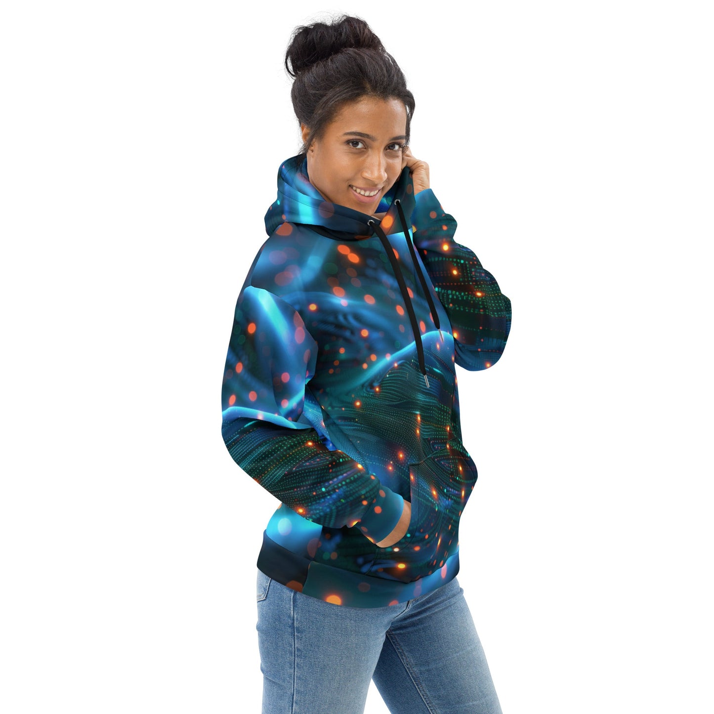 CyberTech Quantum GPU v15 - Unisex Hoodie by DarkByteGear