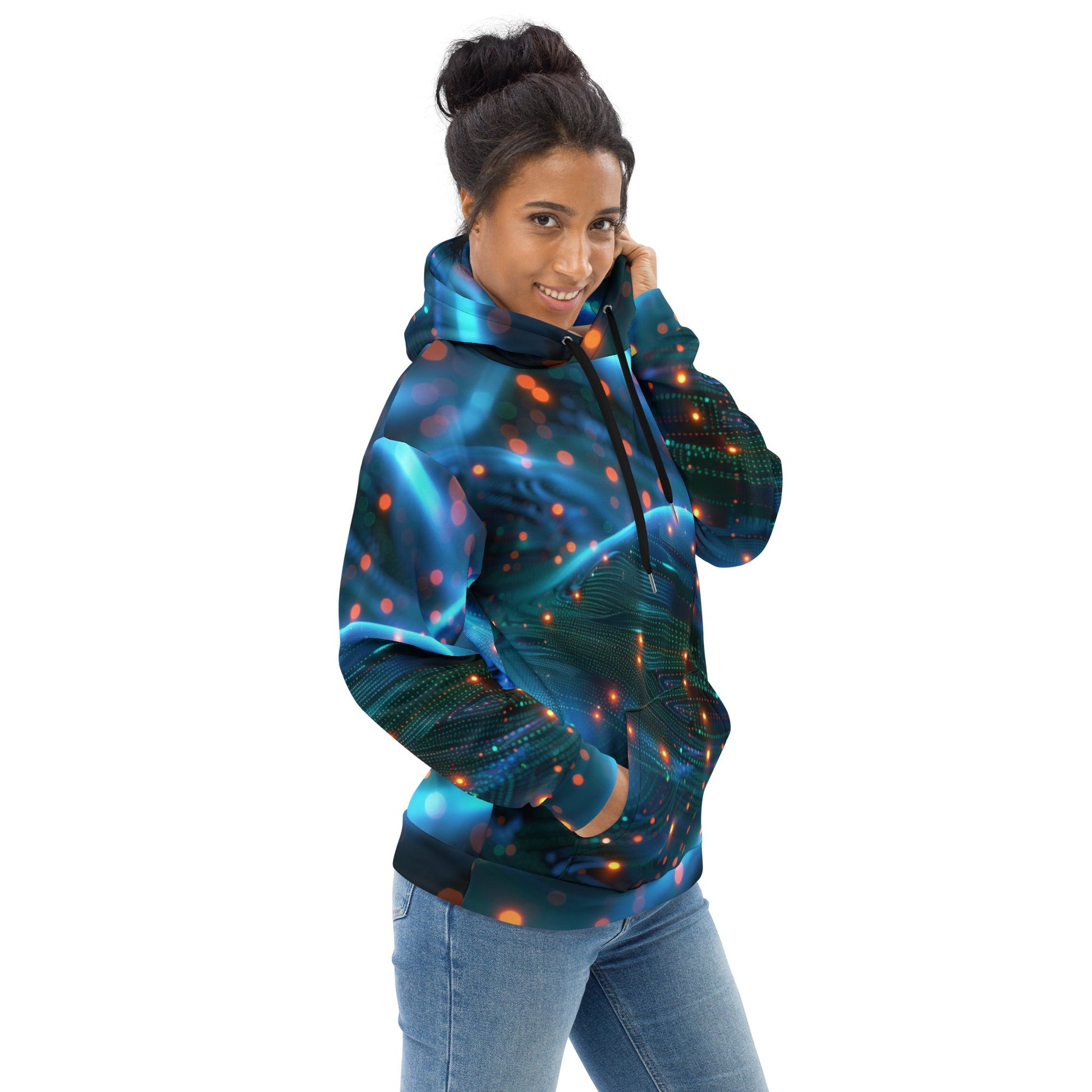 CyberTech Quantum GPU v15 - Unisex Hoodie by DarkByteGear