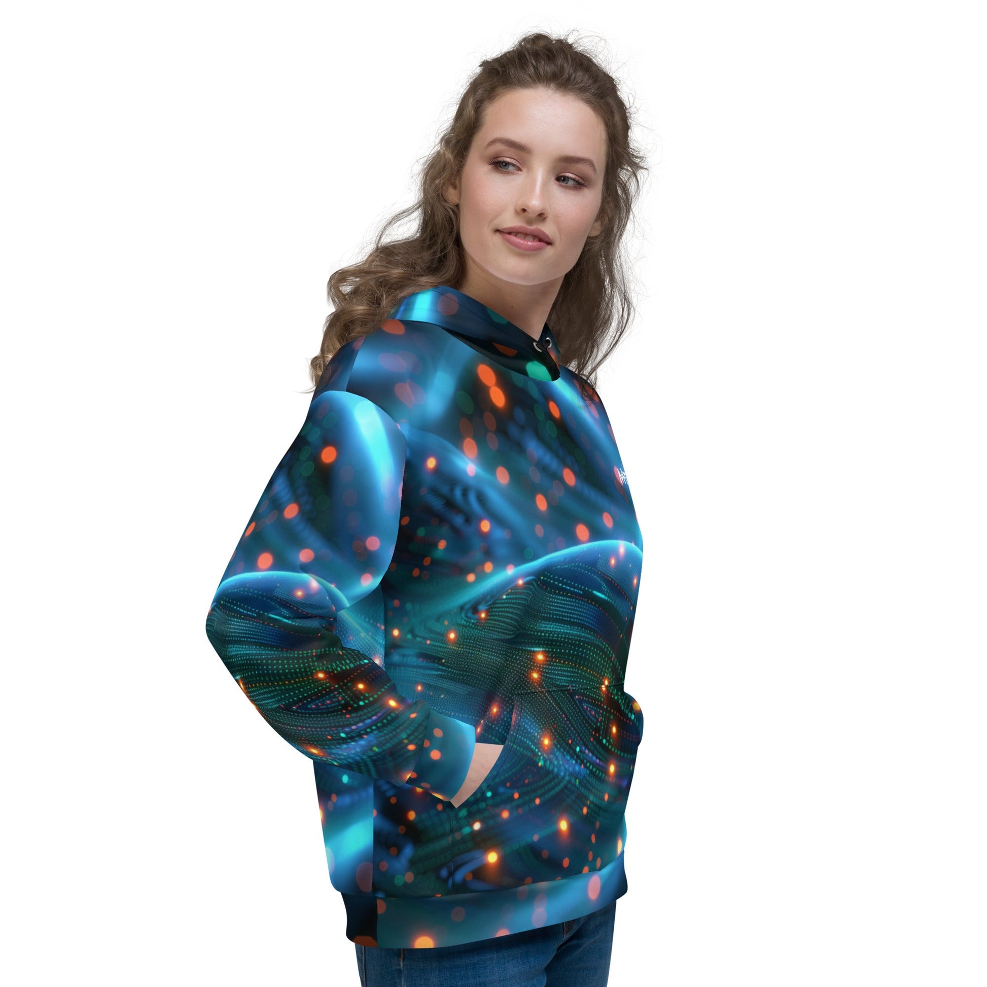 CyberTech Quantum GPU v15 - Unisex Hoodie by DarkByteGear