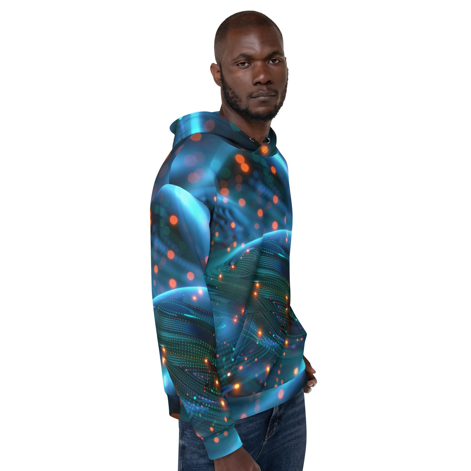CyberTech Quantum GPU v15 - Unisex Hoodie by DarkByteGear