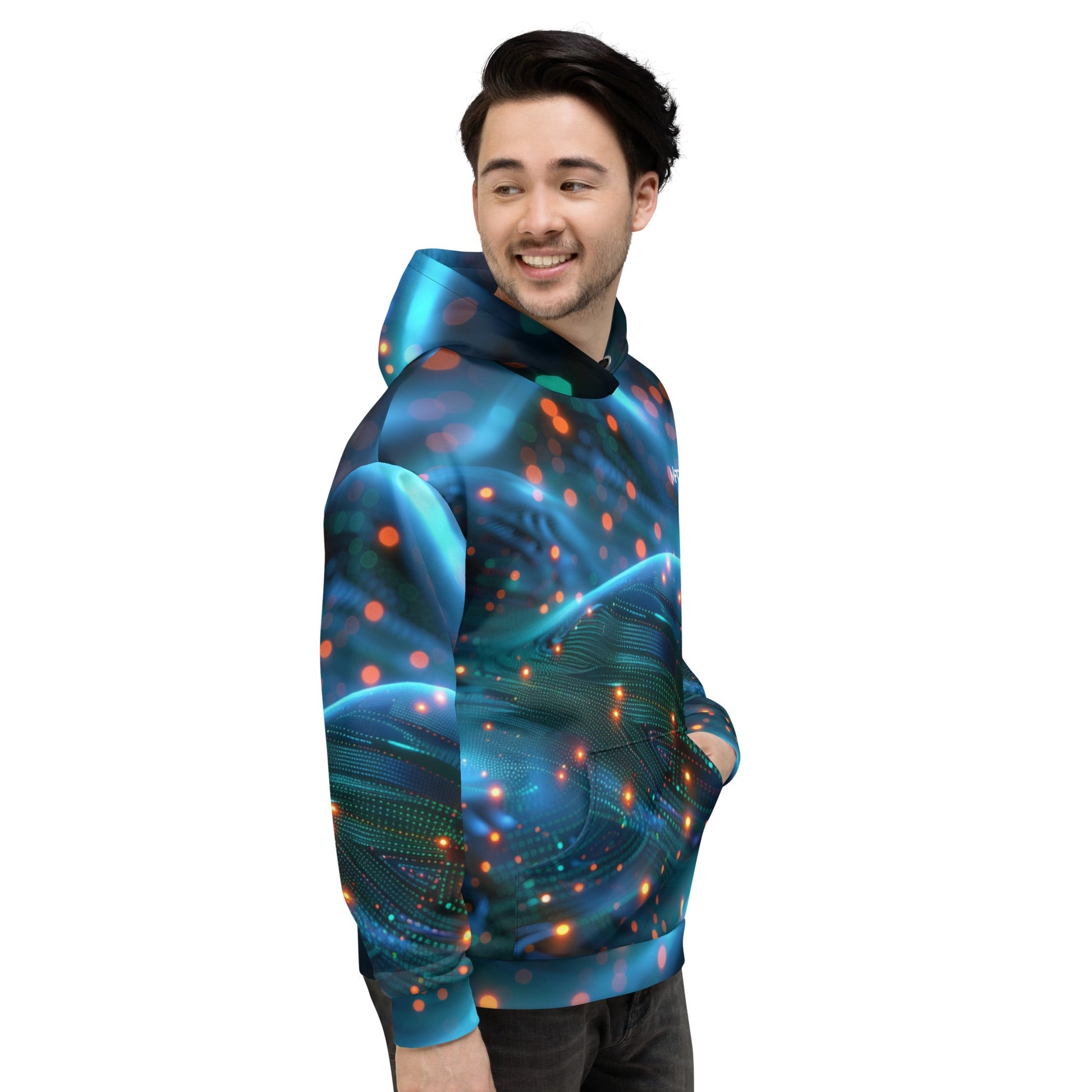 CyberTech Quantum GPU v15 - Unisex Hoodie by DarkByteGear