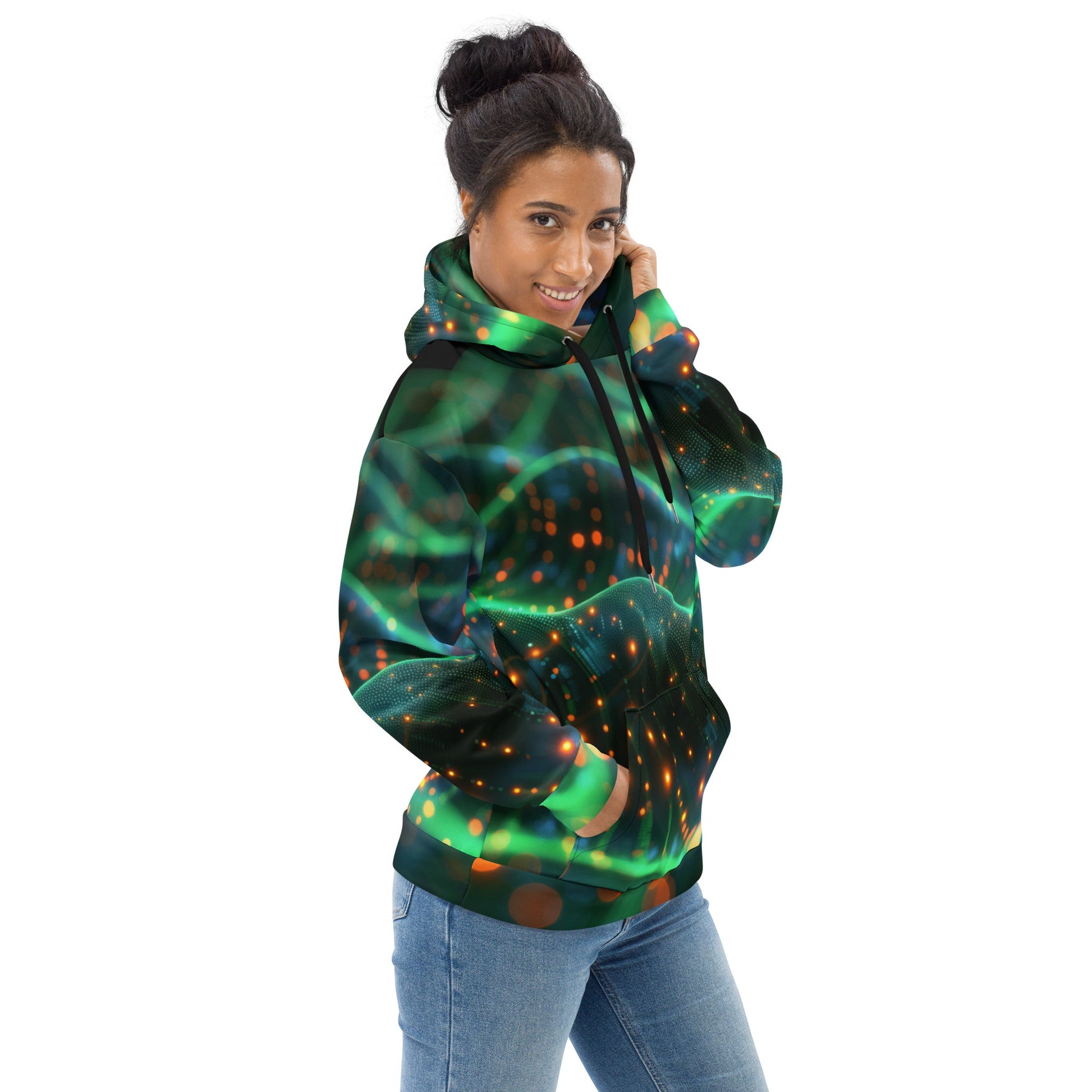 CyberTech Quantum GPU v16 - Unisex Hoodie by DarkByteGear